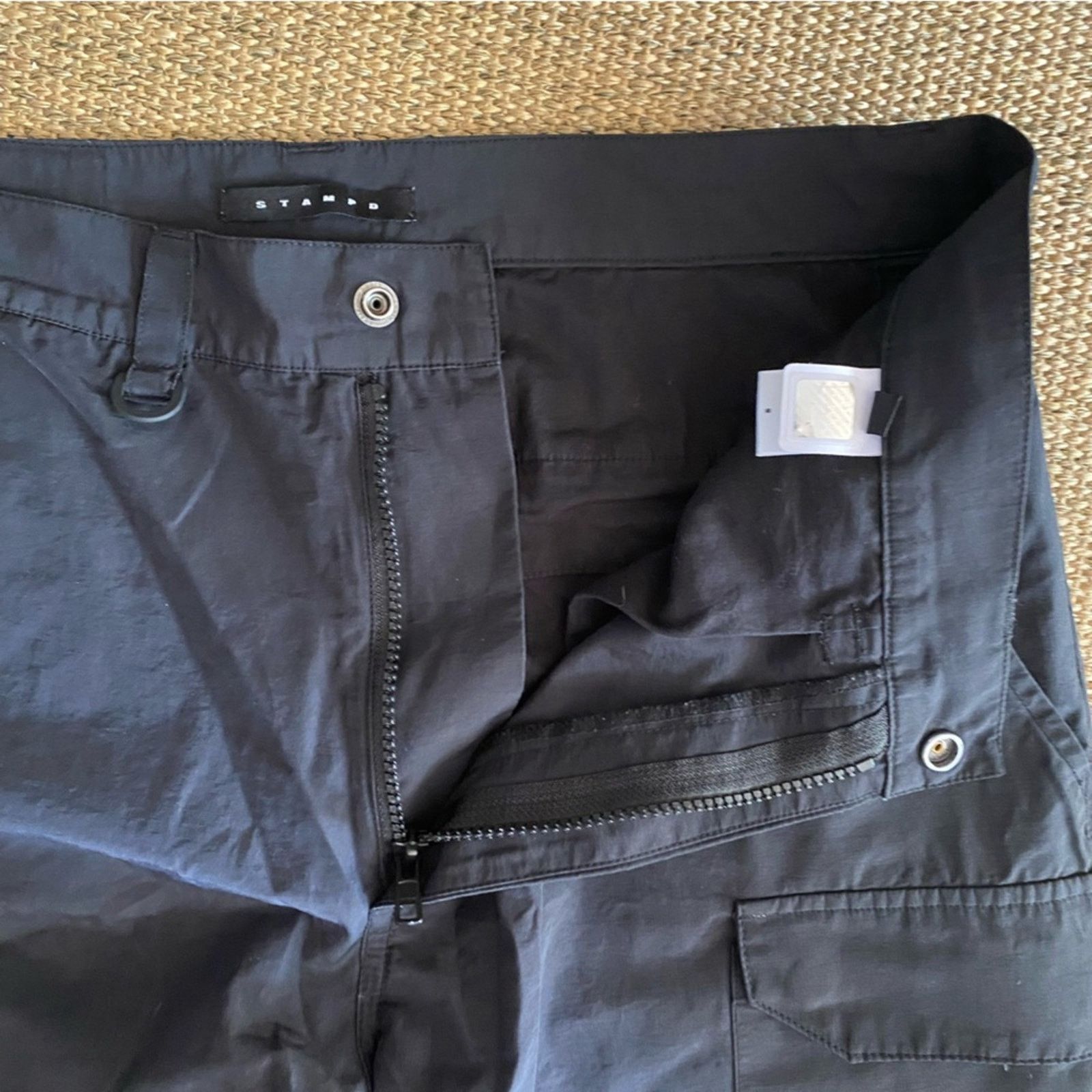 Stampd Stampd $286 Black Cotton / Nylon Cargo Pant Mens sz 34 EUC Size US 34 / EU 50 - 3 Thumbnail