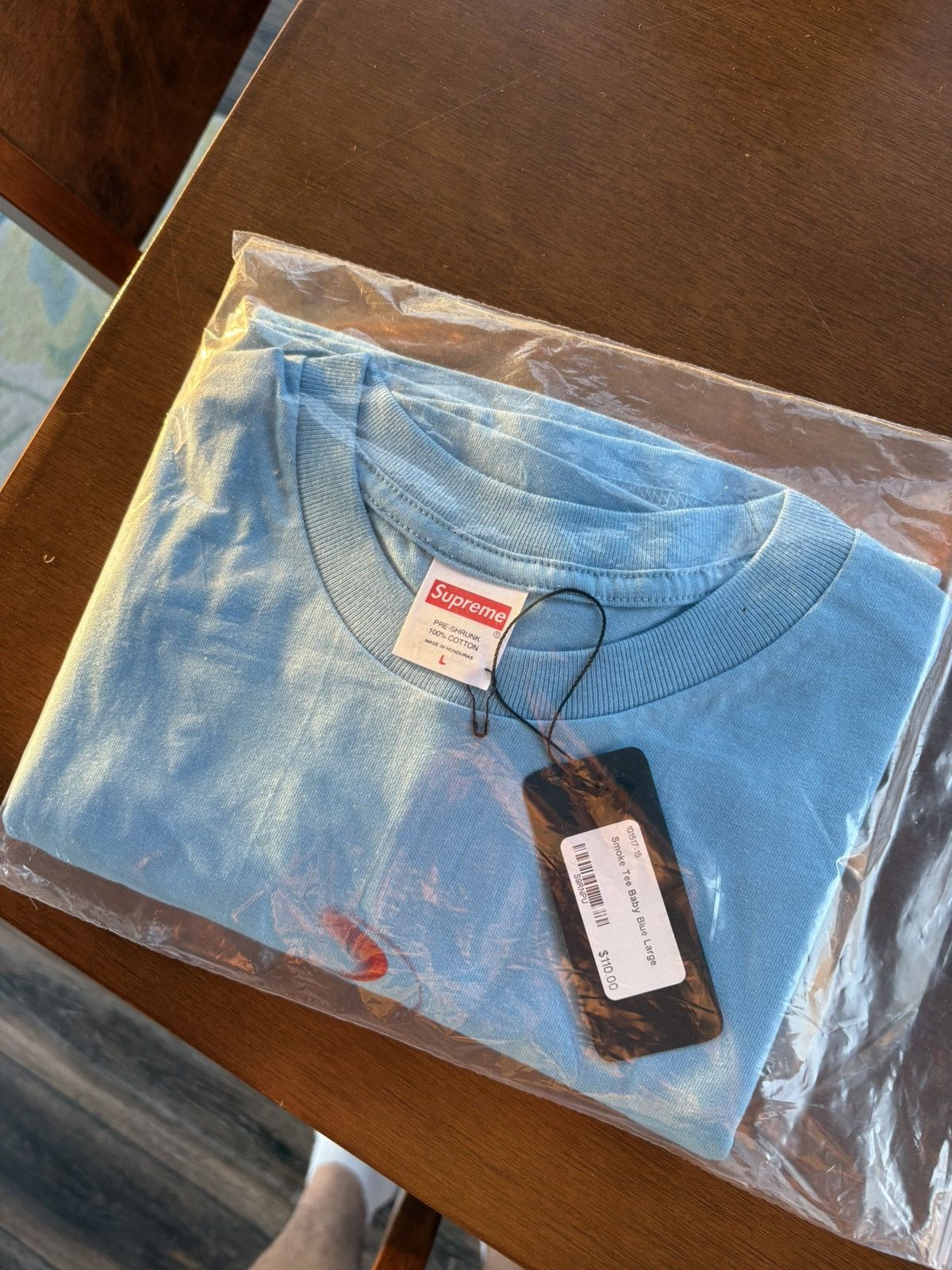 Supreme Supreme Smoke Tee FW24 Blue Size US L / EU 52-54 / 3 - 2 Thumbnail