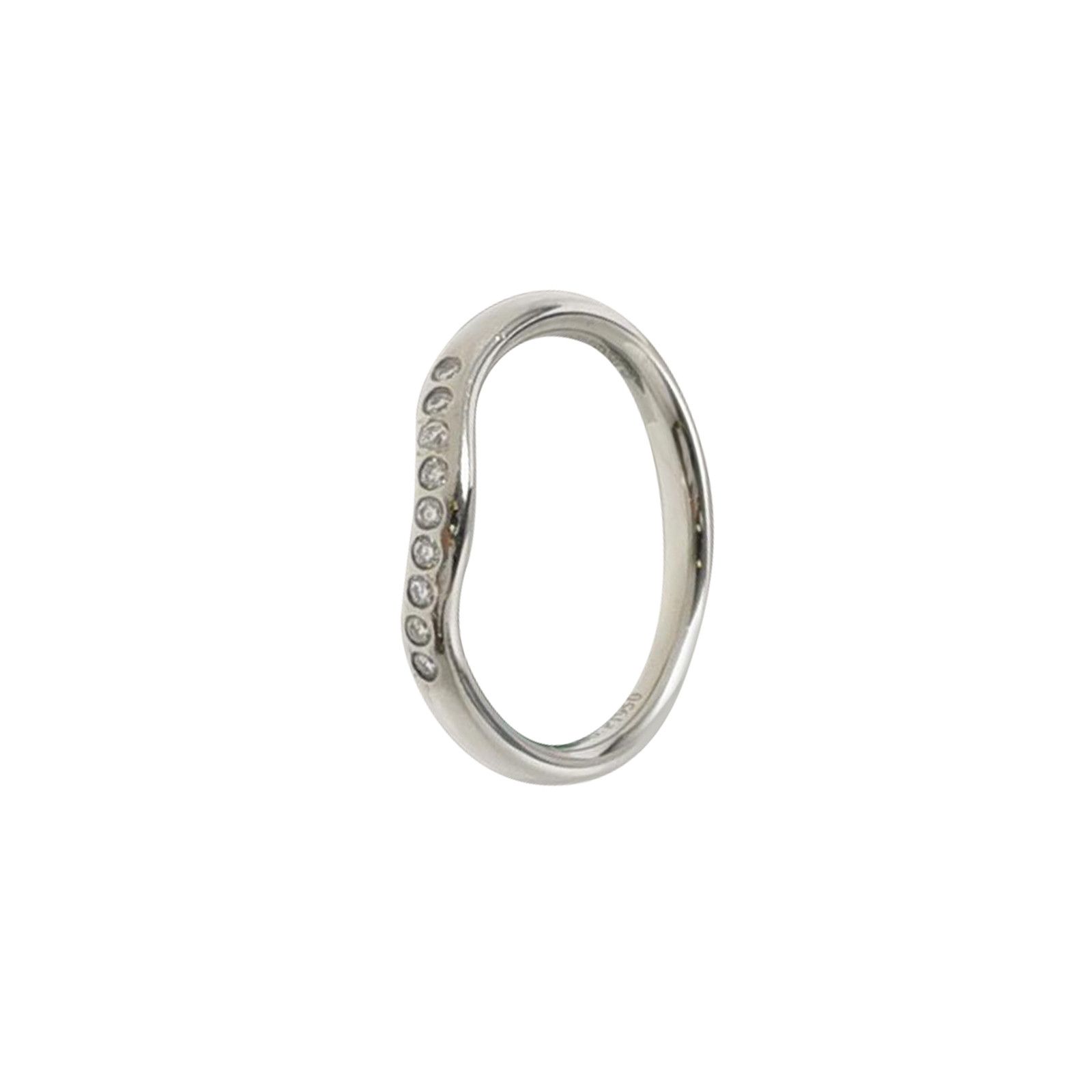 Tiffany & Co. Tiffany & Co. Elsa Peretti Platinum PT950 Diamond Ring Size Size ONE SIZE - 1 Thumbnail