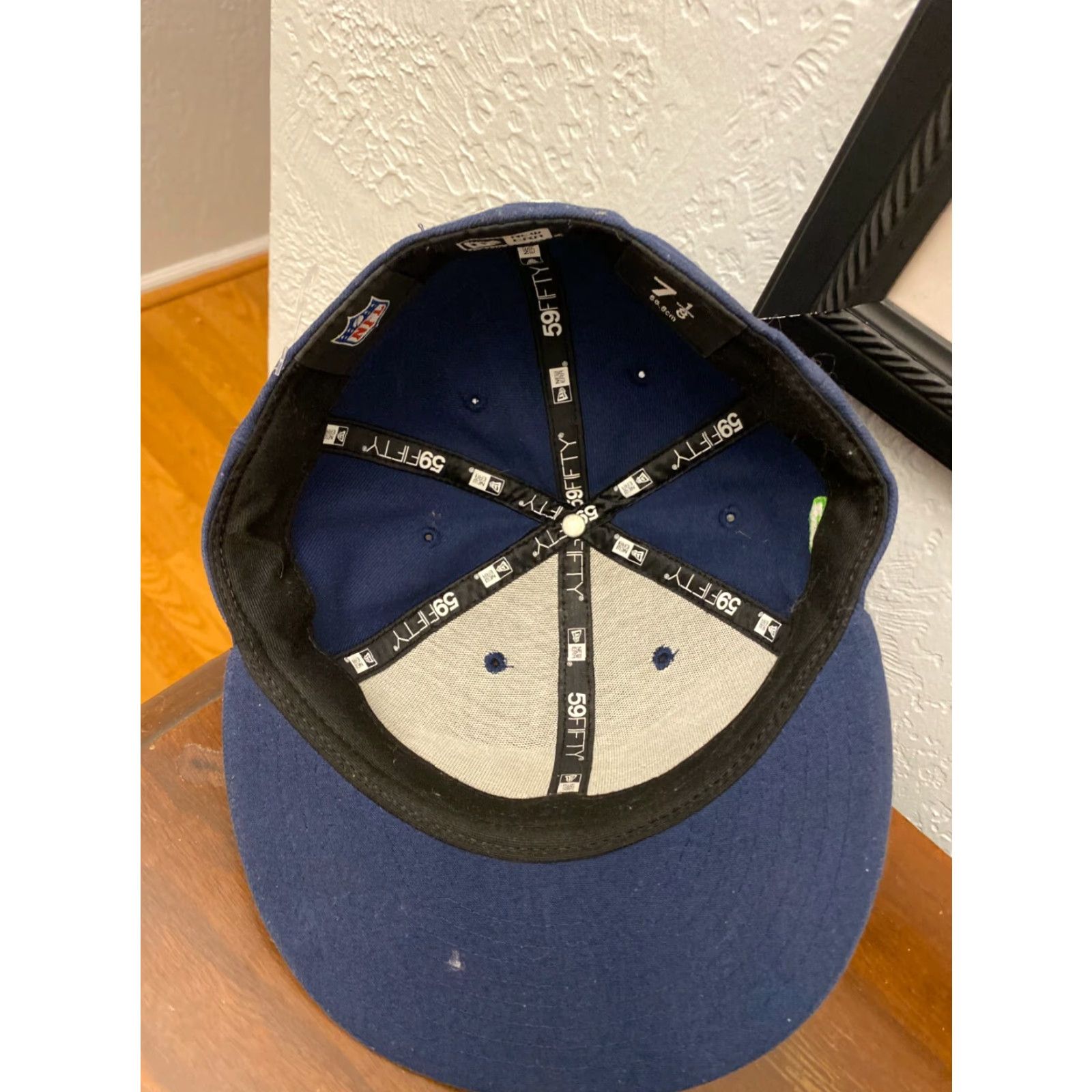 New Era New Era NFL 59fifty Hat Seattle Seahawks Russell Wilson #3 7 1/8 Multicolor Mens Baseball Cap Size ONE SIZE - 4 Thumbnail