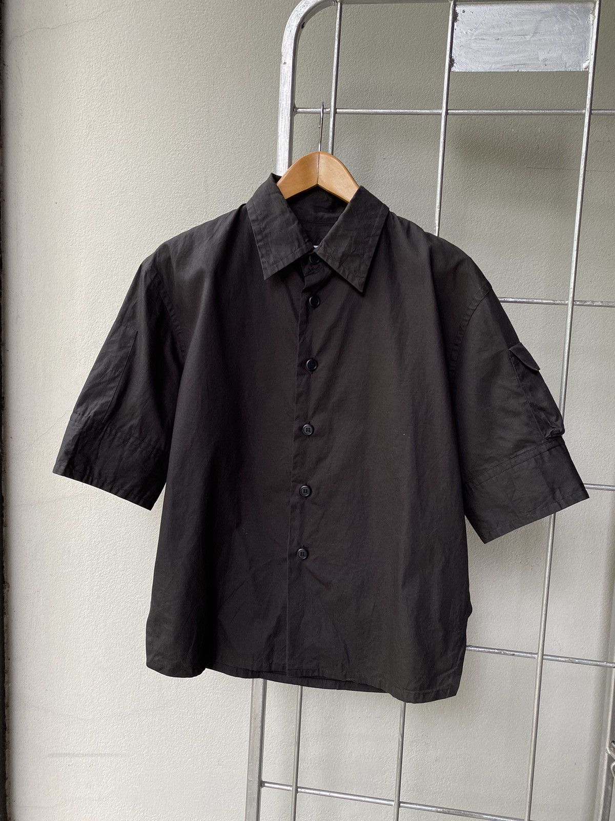 Japanese Brand FICCE-MEDIUM- FICCE UOMO Shadow Relax Shirt Size XS / US 0-2 / IT 36-38 - 1 Thumbnail