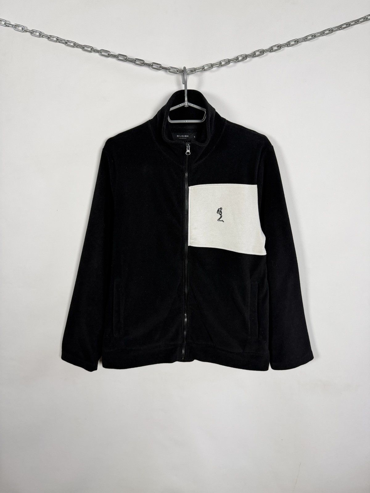 Vintage Religion Full Zip Fleece Jacket Vintage Streetwear Size S Size US S / EU 44-46 / 1 - 1 Thumbnail