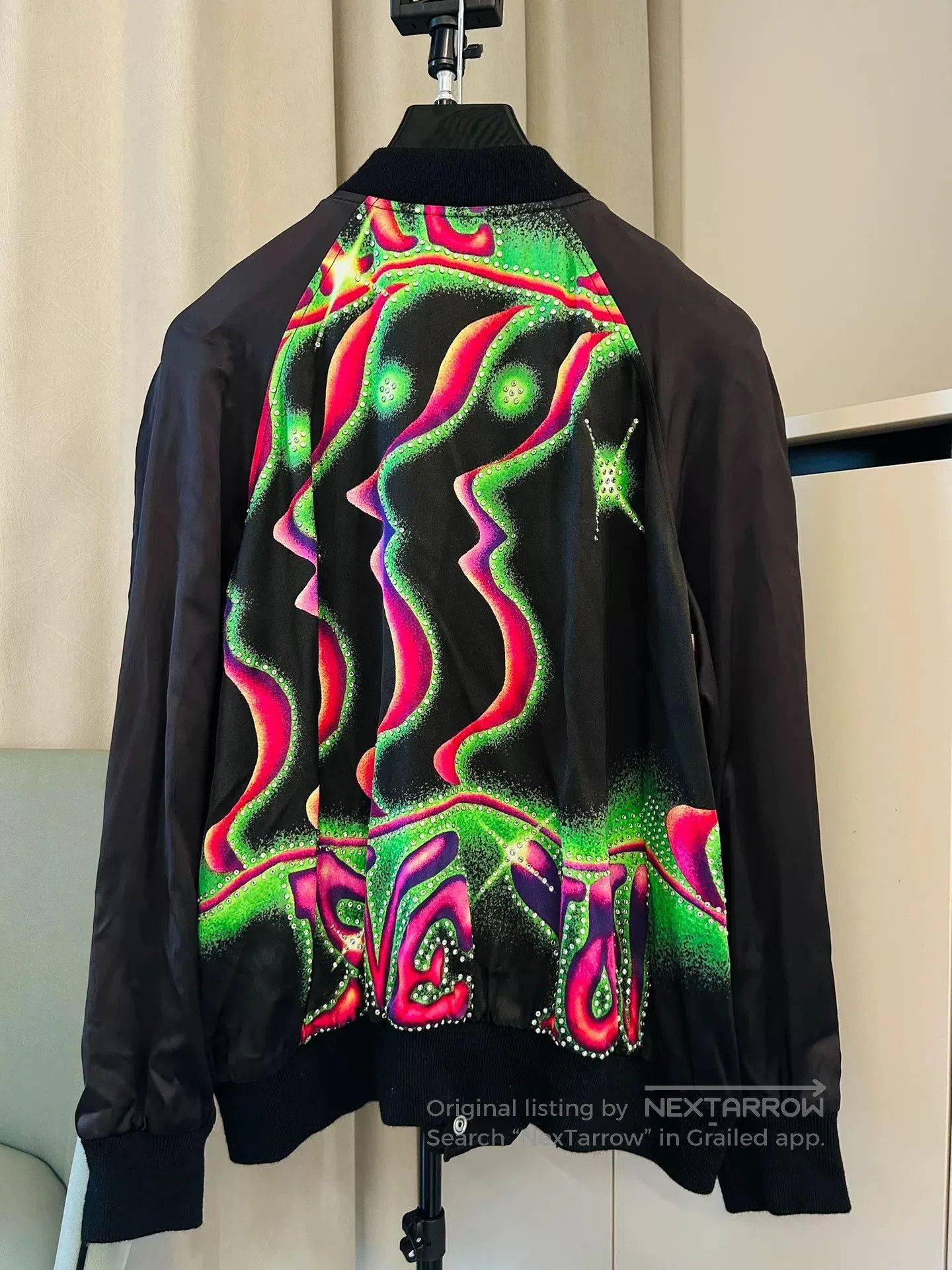 Celine Celine Rock Crystal Love Baseball Jacket. Size US L / EU 52-54 / 3 - 4 Thumbnail
