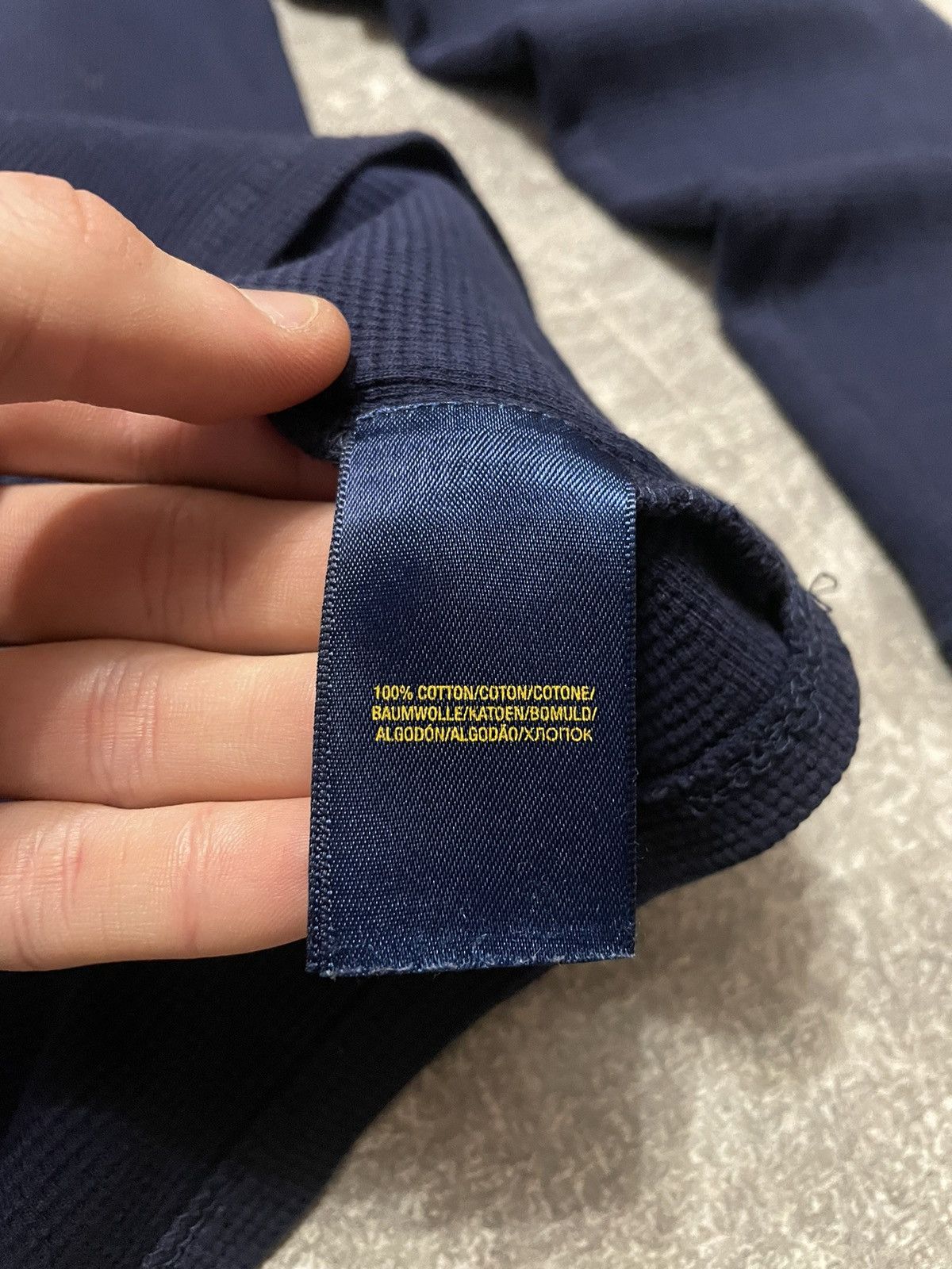 Polo Ralph Lauren Vintage Polo Ralph Lauren Waffle Crewneck Sweatshirt Size US S / EU 44-46 / 1 - 9 Thumbnail