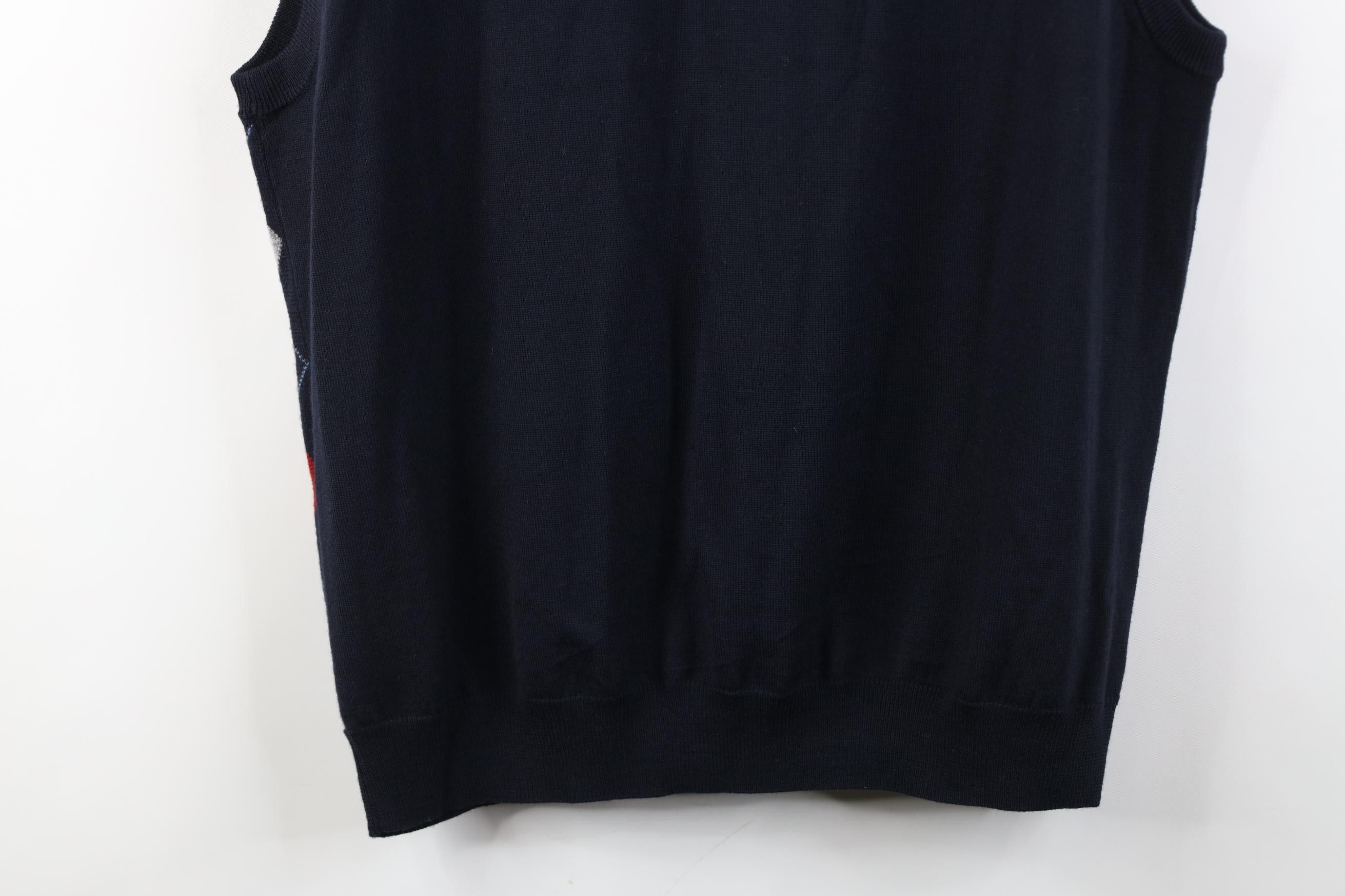 Brooks Brothers Vintage Brooks Brothers Merino Wool Diamond Sweater Vest Size US L / EU 52-54 / 3 - 8 Thumbnail