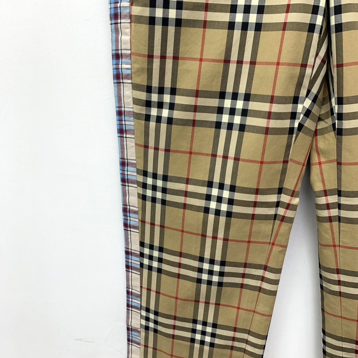Burberry Burberry Brown Vintage Check Cotton Casual Pants K26WX Size 25" / US 0 / IT 36 - 4 Thumbnail