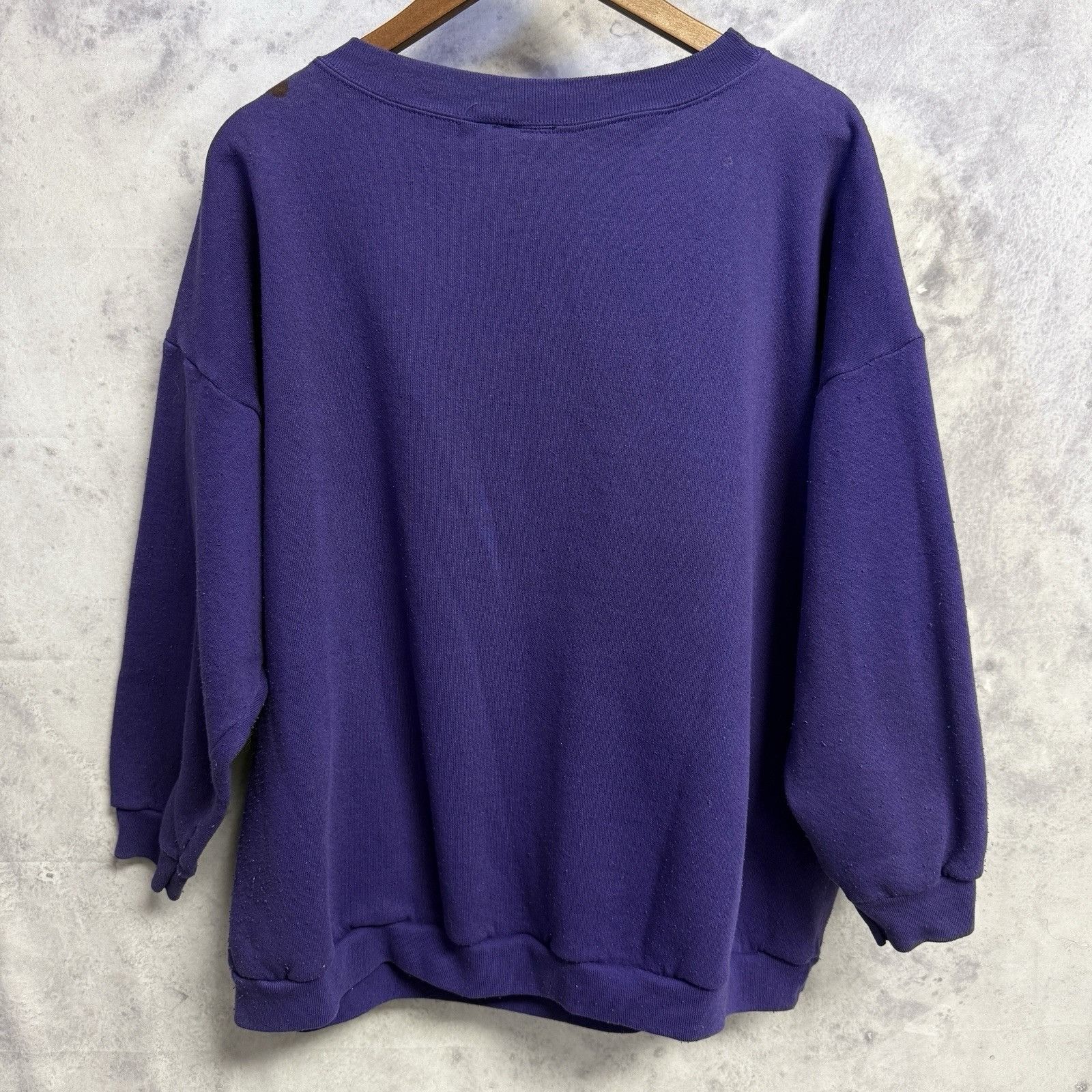 Disney Vintage Winnie The Pooh Sweatshirt Oversized L Purple Crew N Size US L / EU 52-54 / 3 - 2 Thumbnail