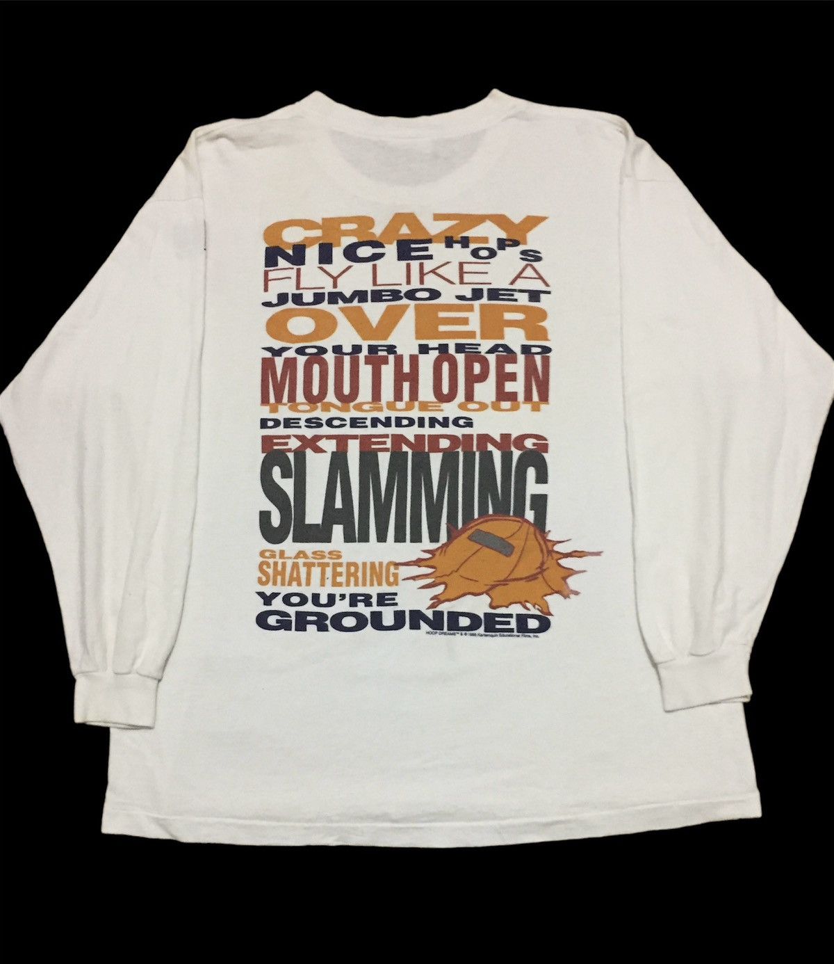 Vintage ‘RARE’ Vintage Hoop Dreams 1995 Documentary Movie Promo Tee Size US XL / EU 56 / 4 - 1 Thumbnail