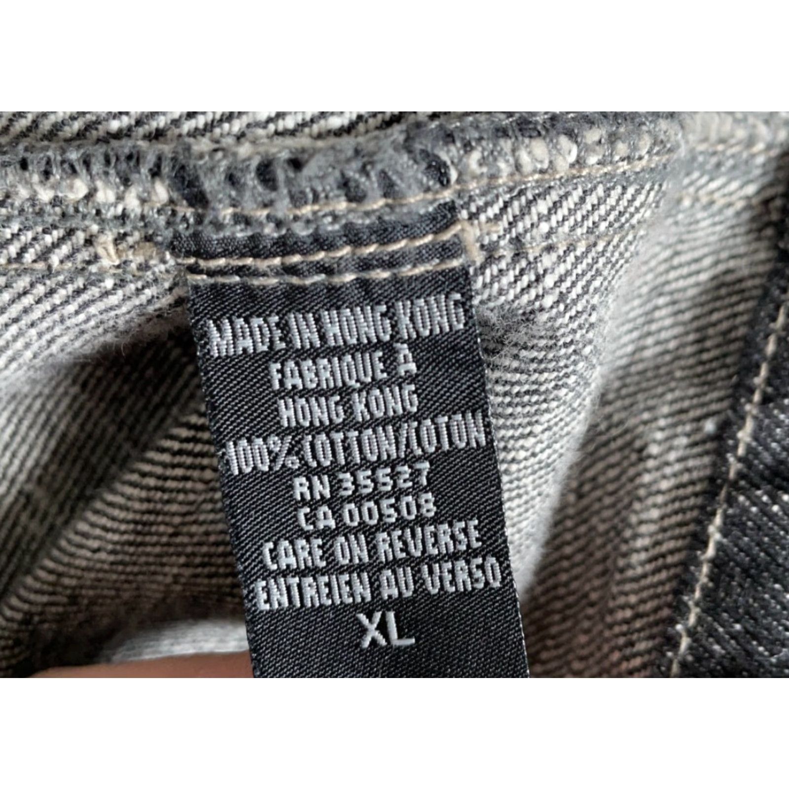Vintage VINTAGE Girbaud Denim Jacket 2 Piece Set Men XL Black Denim Jacket Jeans Set Hip Hop Retro 90s Mens XL Black Size US 36 / EU 52 - 7 Thumbnail
