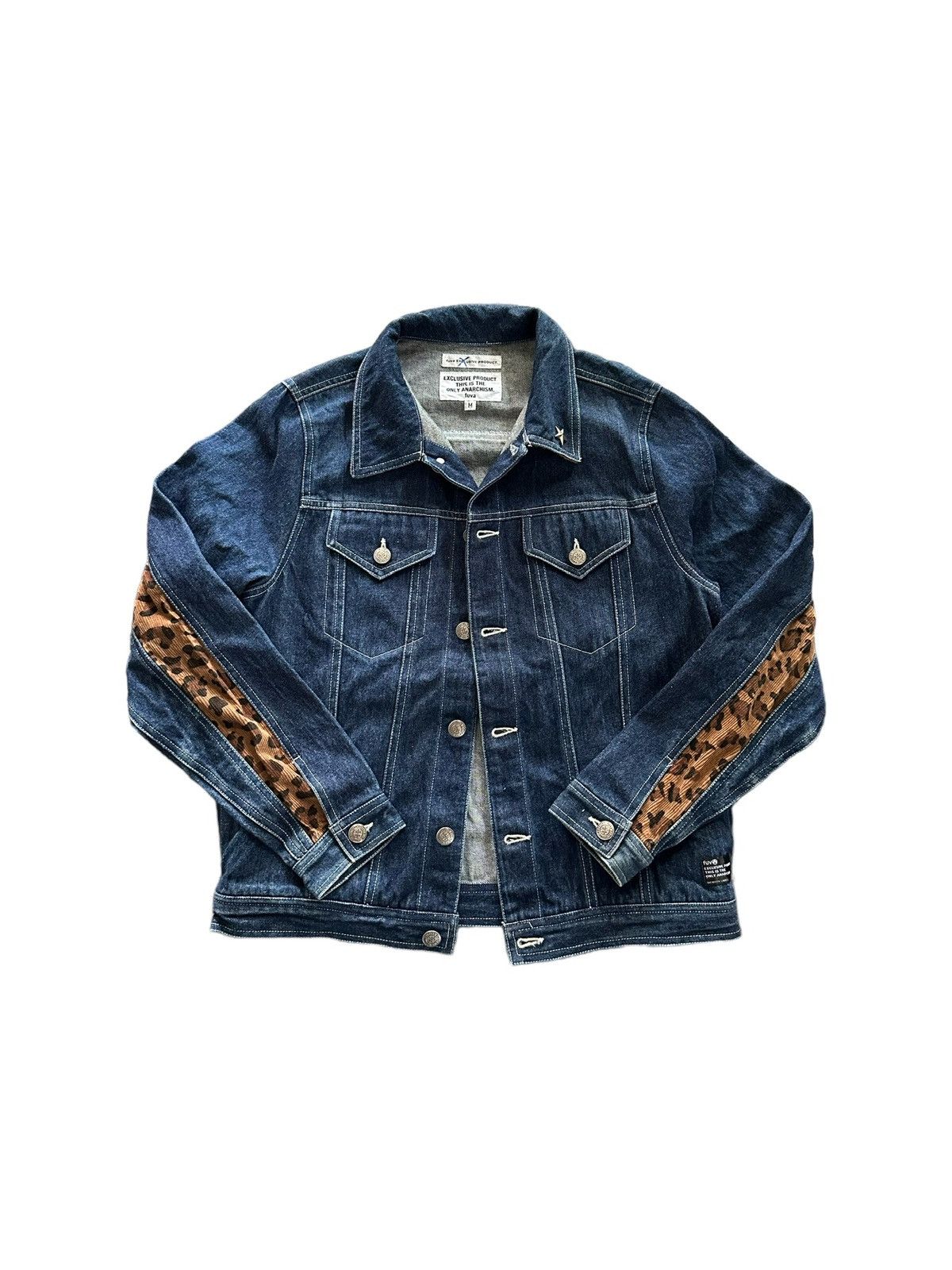 PEEL&LIFT Y2k FUVA Anarchism trucker denim jacket Size US M / EU 48-50 / 2 - 1 Thumbnail