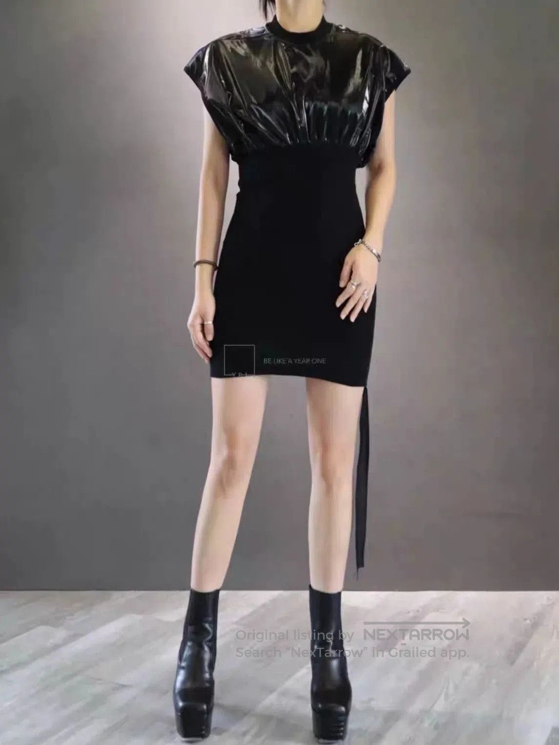 Rick Owens rick owens black structured dress. Size S / US 4 / IT 40 - 8 Thumbnail