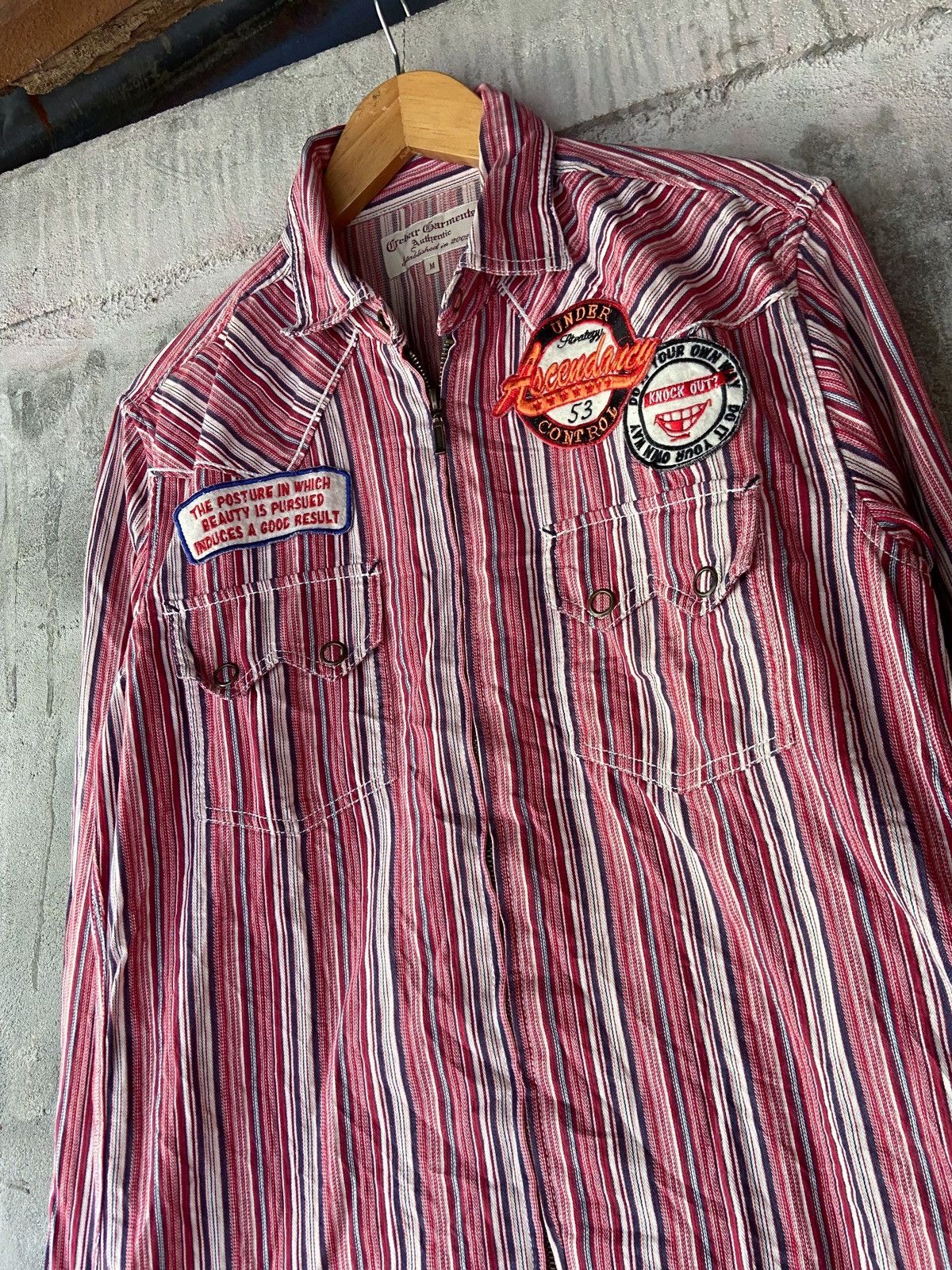 Japanese Brand THE POSTURE IN WHICH BEAUTY BUTTON DOWN SHIRT Size US M / EU 48-50 / 2 - 4 Thumbnail