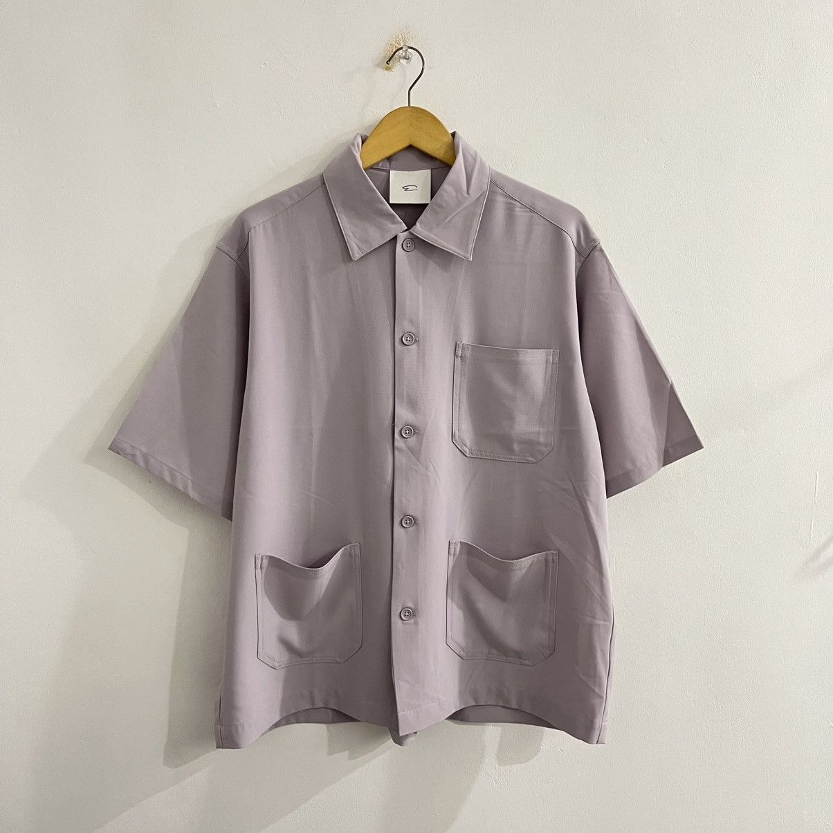 Issey Miyake × Japanese Brand E Logo Mono Mart City Boy Oversize Shirt - JUN25 Size US M / EU 48-50 / 2 - 1 Thumbnail