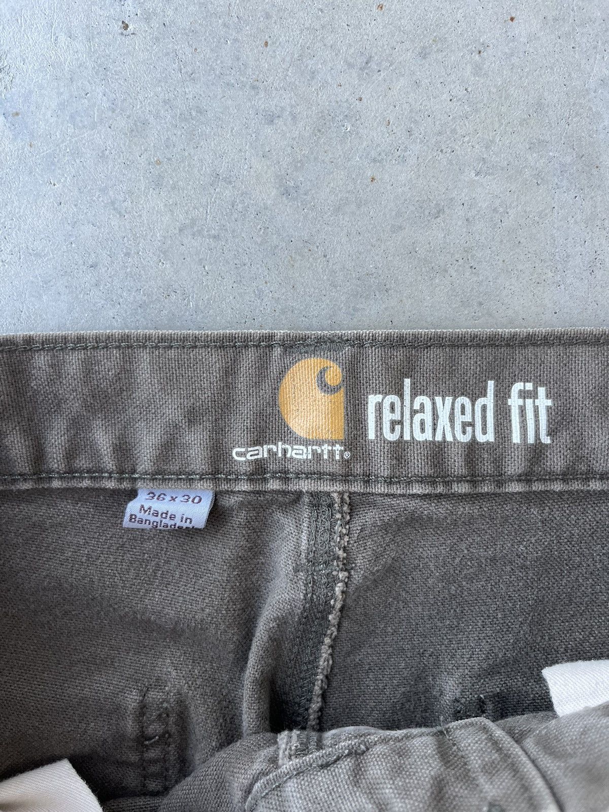 Carhartt Vintage 00s Carhartt Brown Paint Splattered Workwear Pants Size US 36 / EU 52 - 6 Thumbnail