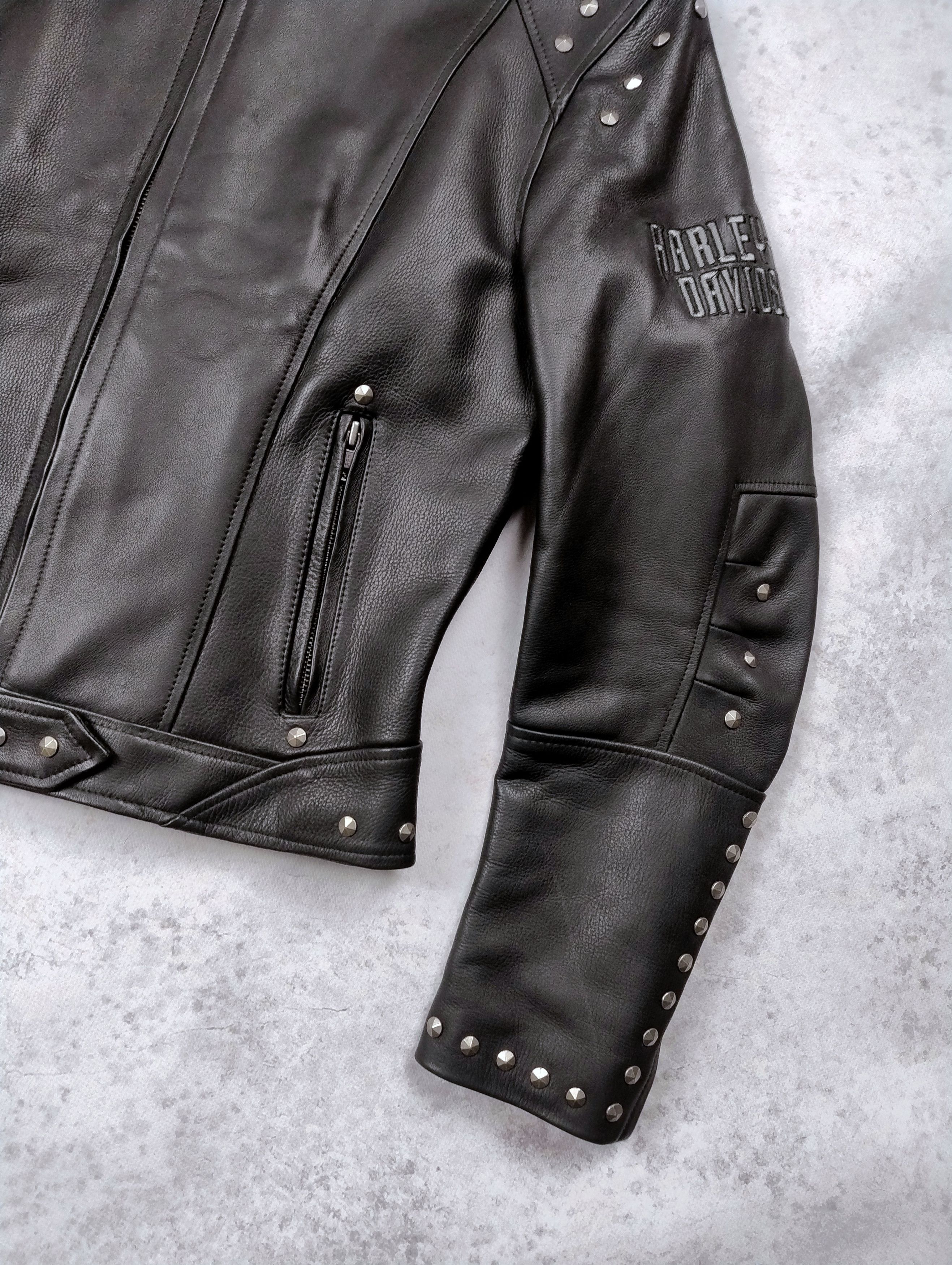 Harley Davidson Harley-Davidson leather jacket moto rising phoenix vintage M Size M / US 6-8 / IT 42-44 - 4 Thumbnail