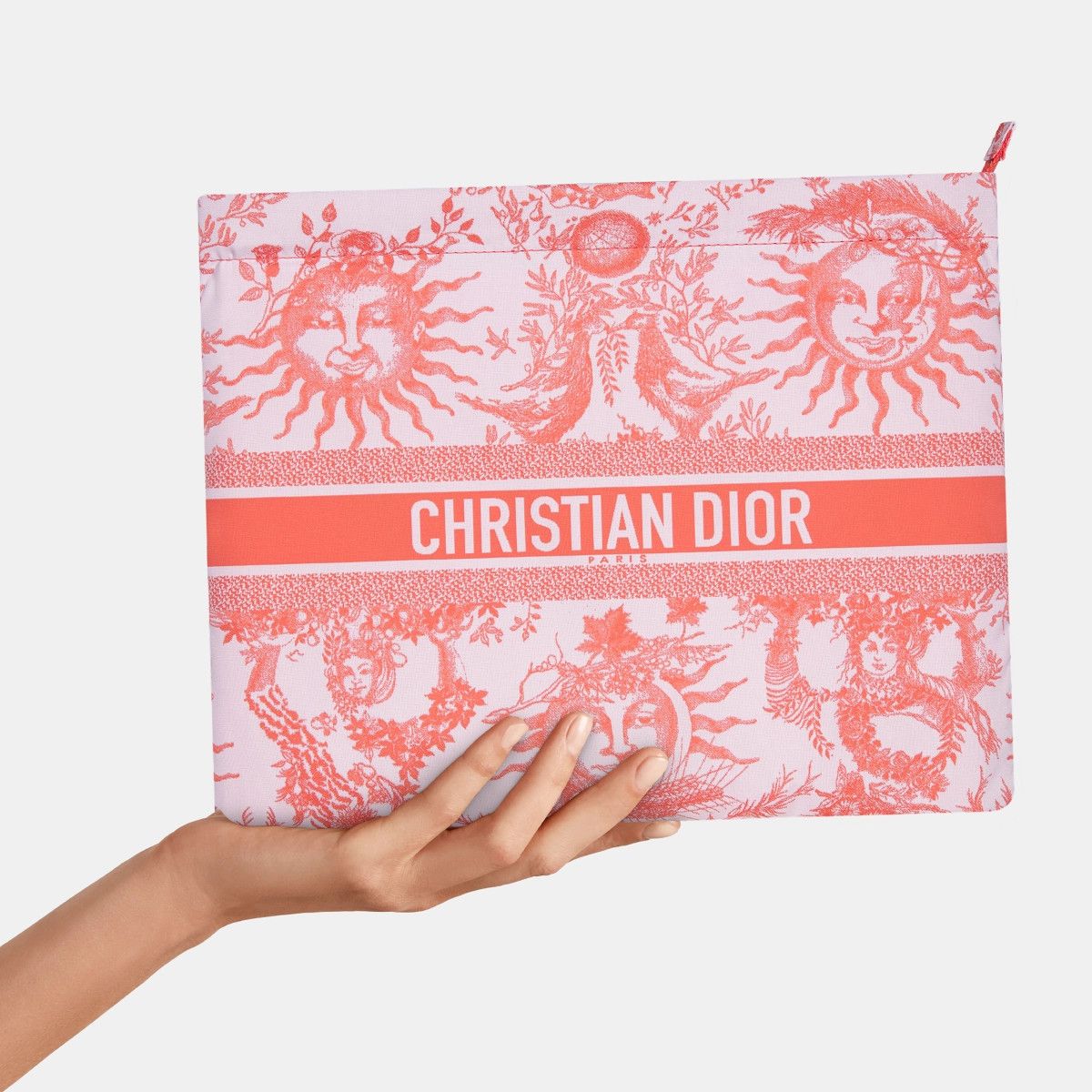 Dior o1bcso1str0226 Size:OS/DiorTravel Zipped Pouch in Orange Size ONE SIZE - 5 Thumbnail