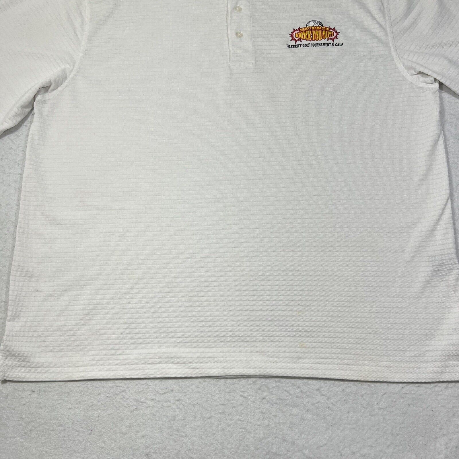 Other Celebrity Golf Tournament “Shaq’s Mama” Athletic White Polo Size US XXL / EU 58 / 5 - 9 Thumbnail