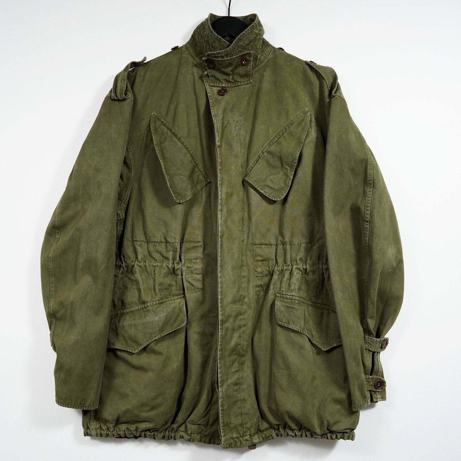 Other Vintage 1956 Belgian Army Begetex Field Jacket Heavy M Long Size US M / EU 48-50 / 2 - 3 Thumbnail