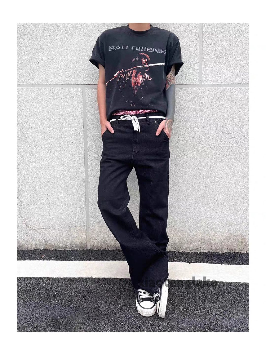 Jean Unisex outdoor utility punk yuppie grunge jeans Size US 32 / EU 48 - 2 Thumbnail