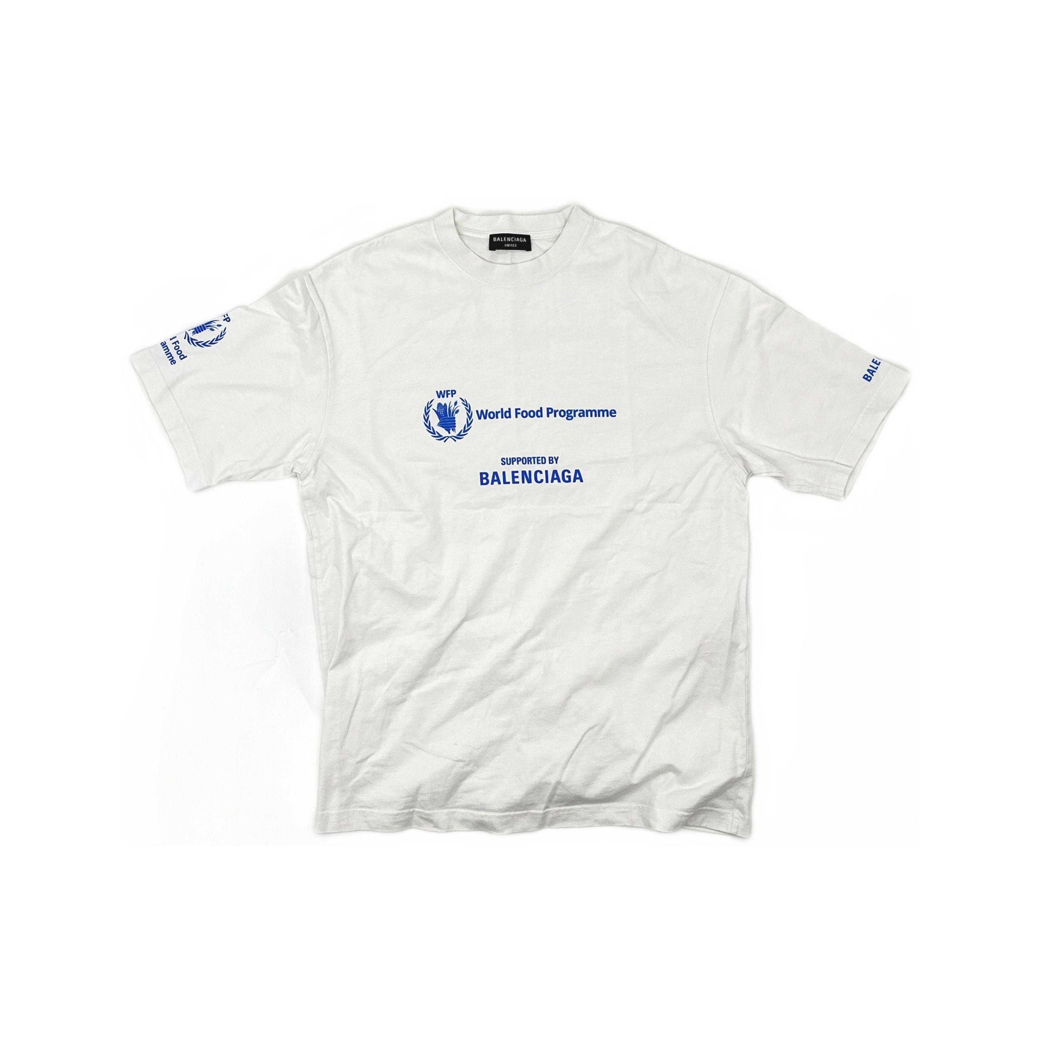 Balenciaga Balenciaga WFP Logo T-Shirt Size XS Size US XS / EU 42 / 0 - 1 Thumbnail