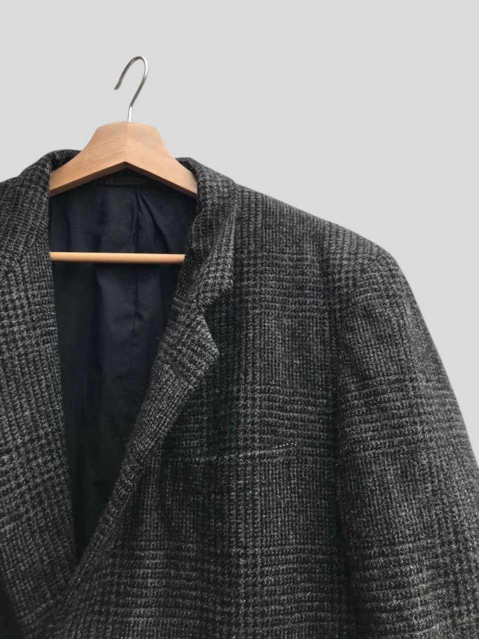 Comme des Garcons AW88 Comme des Garcons Homme Tweed Plaid Wool Coat Size US S / EU 44-46 / 1 - 9 Thumbnail