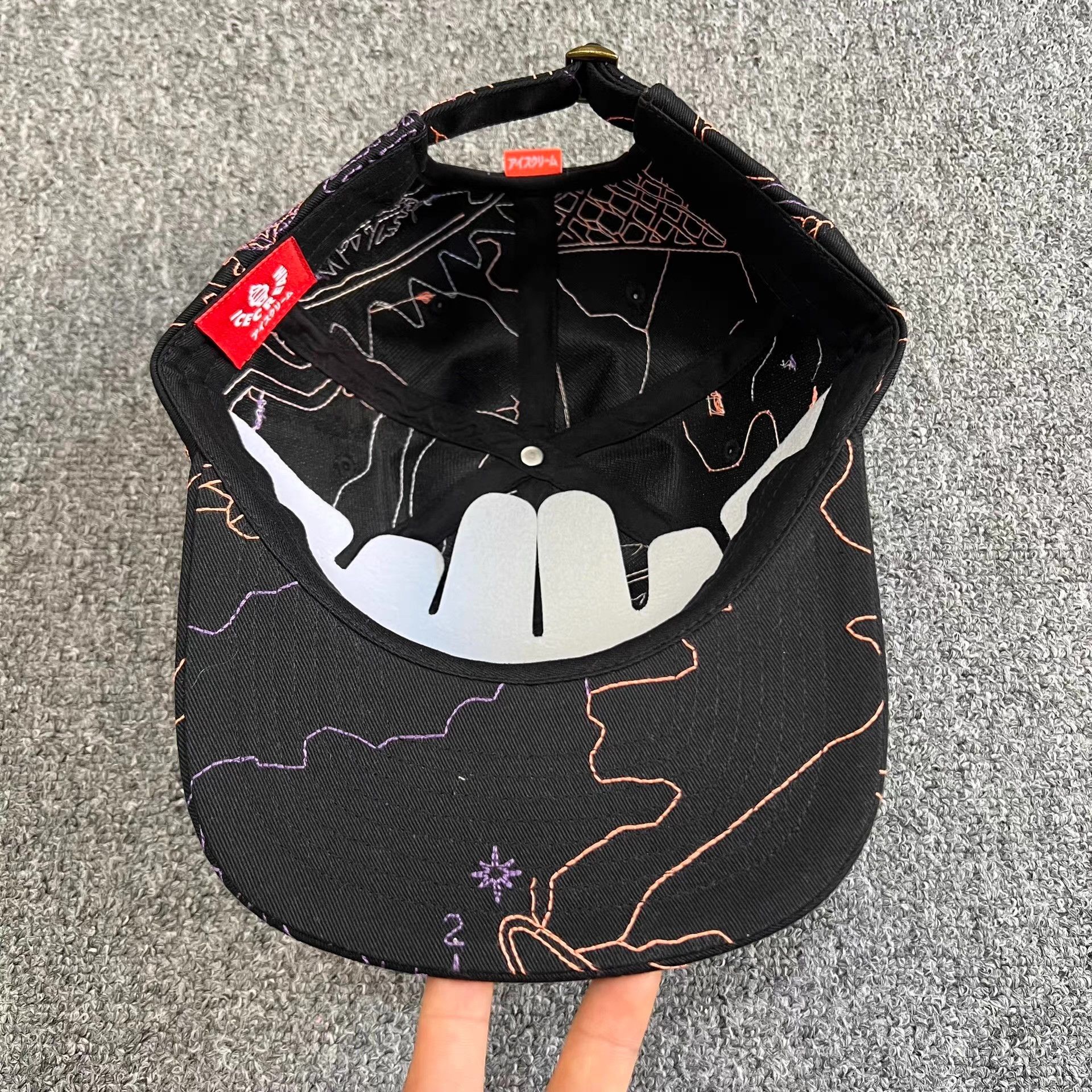 Billionaire Boys Club BBC ICECREAMSingle-LineEmbroideredBaseball Visor Sun Hat Q7 Size ONE SIZE - 4 Thumbnail