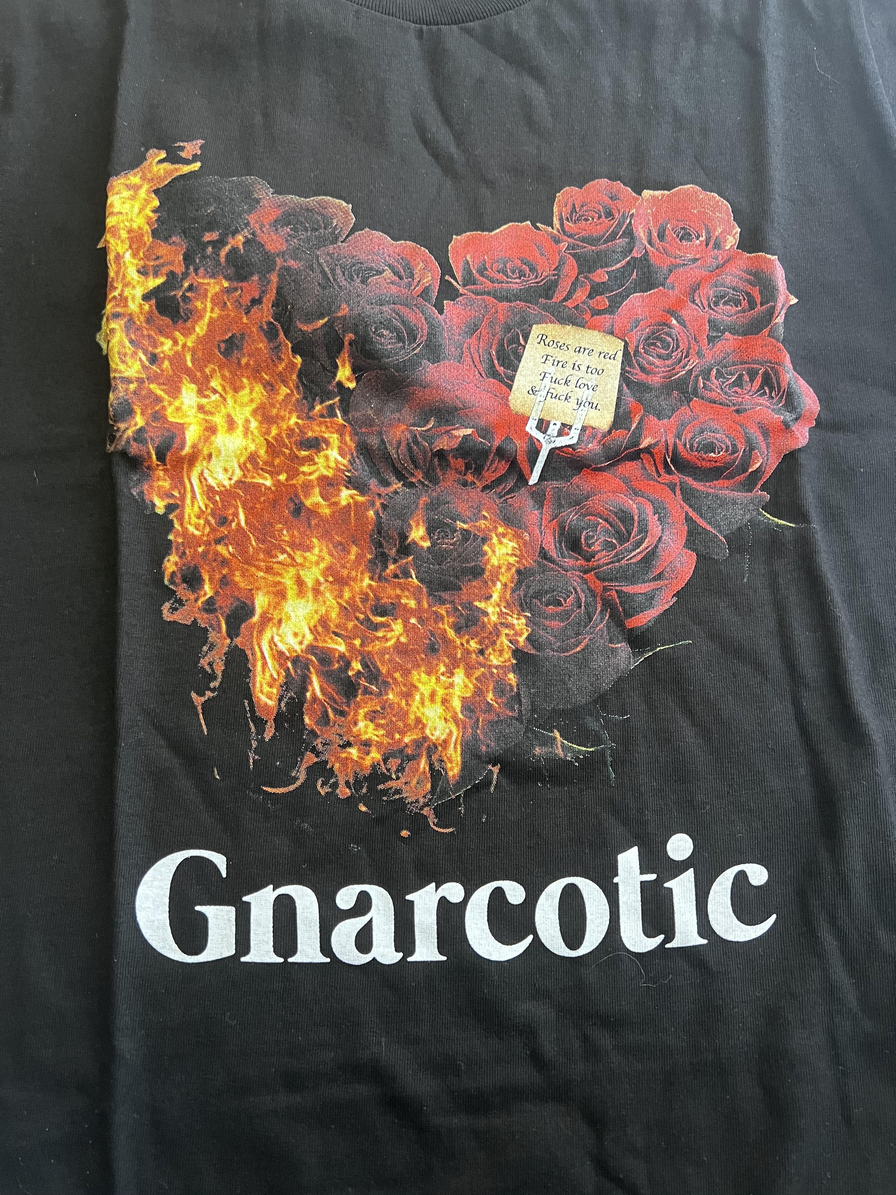 Gnarcotic Gnarcotic Flames Heart Valentines Tee Black Size Small Size US S / EU 44-46 / 1 - 2 Thumbnail
