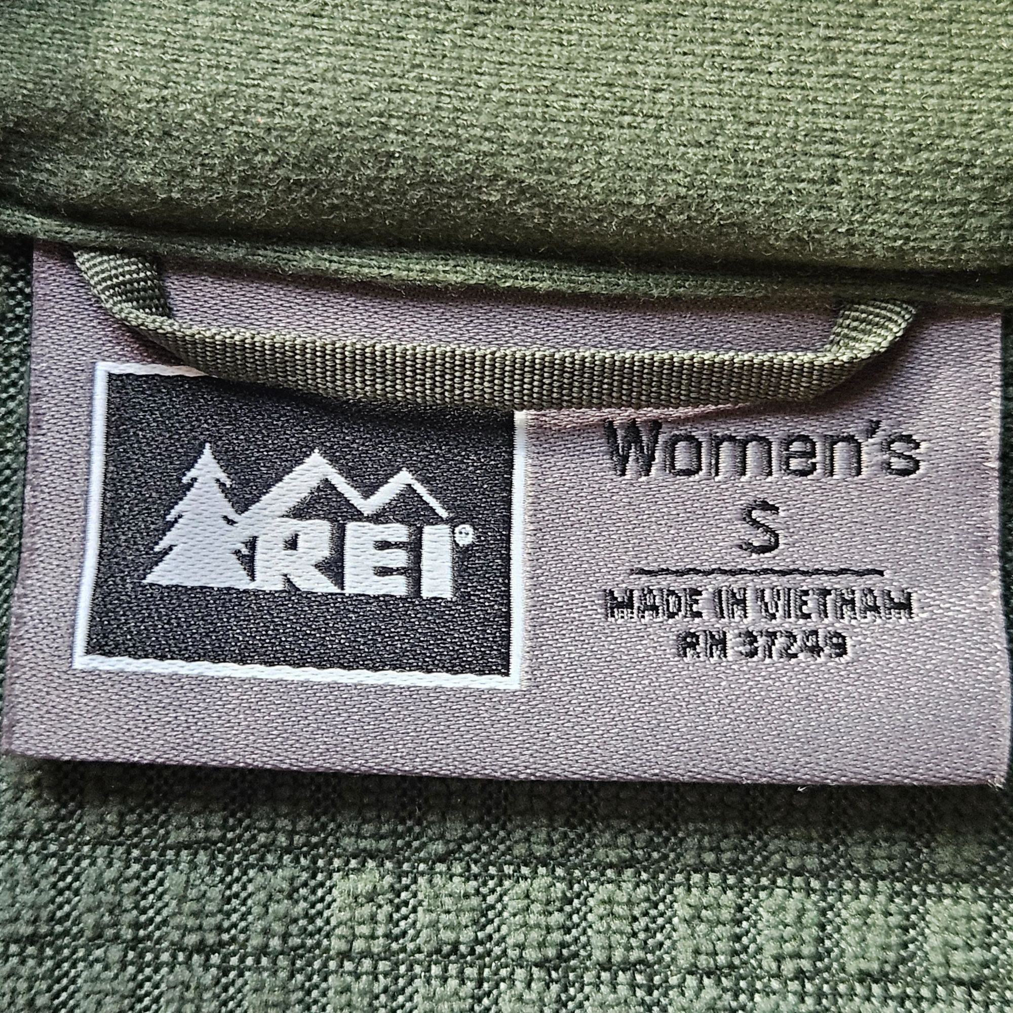 Rei REI Women’s Softshell Fleece Jacket Green Size M Hiking Athf Size M / US 6-8 / IT 42-44 - 4 Thumbnail