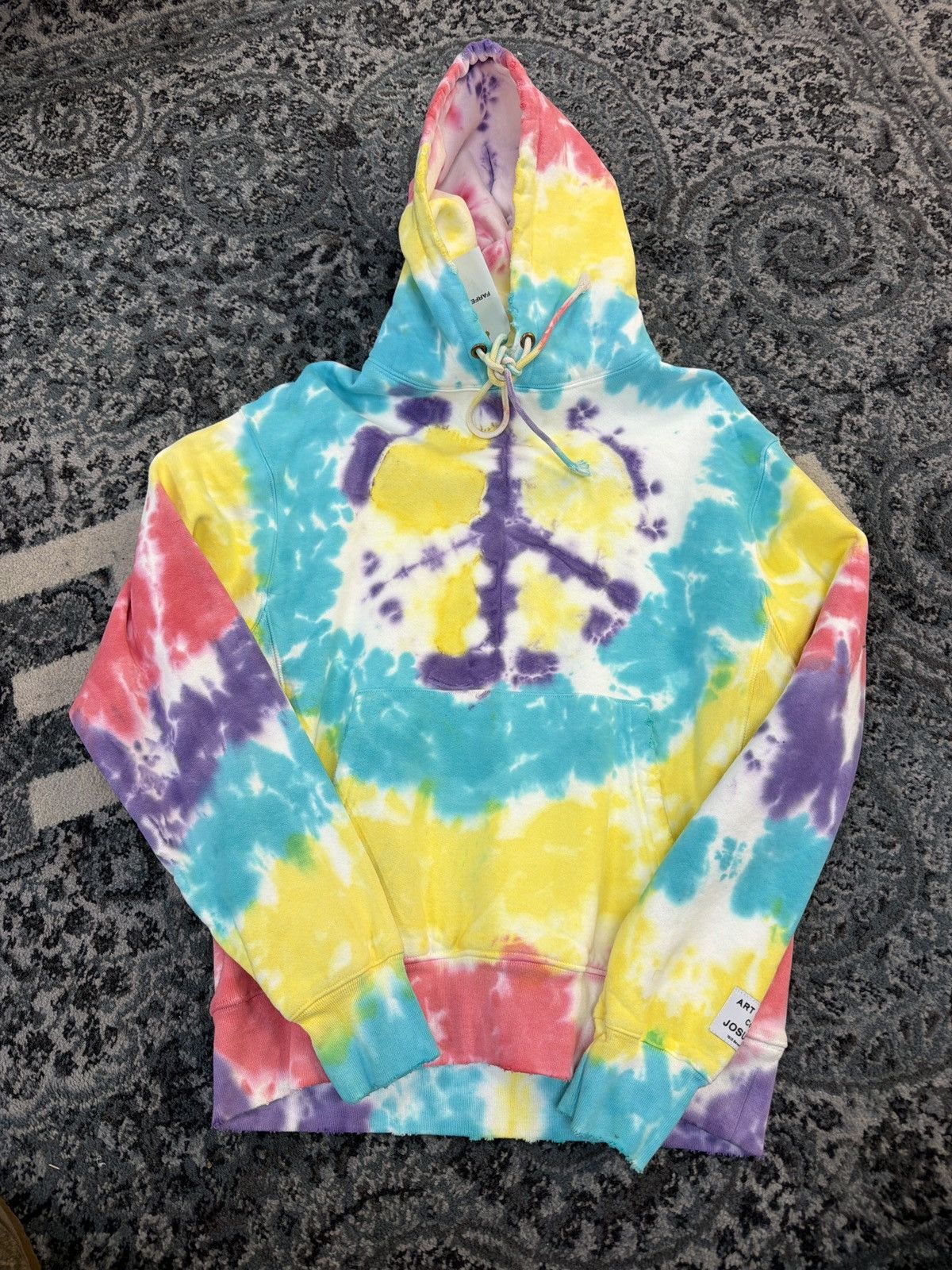 Gallery dept tie dye hooded sweatshirt