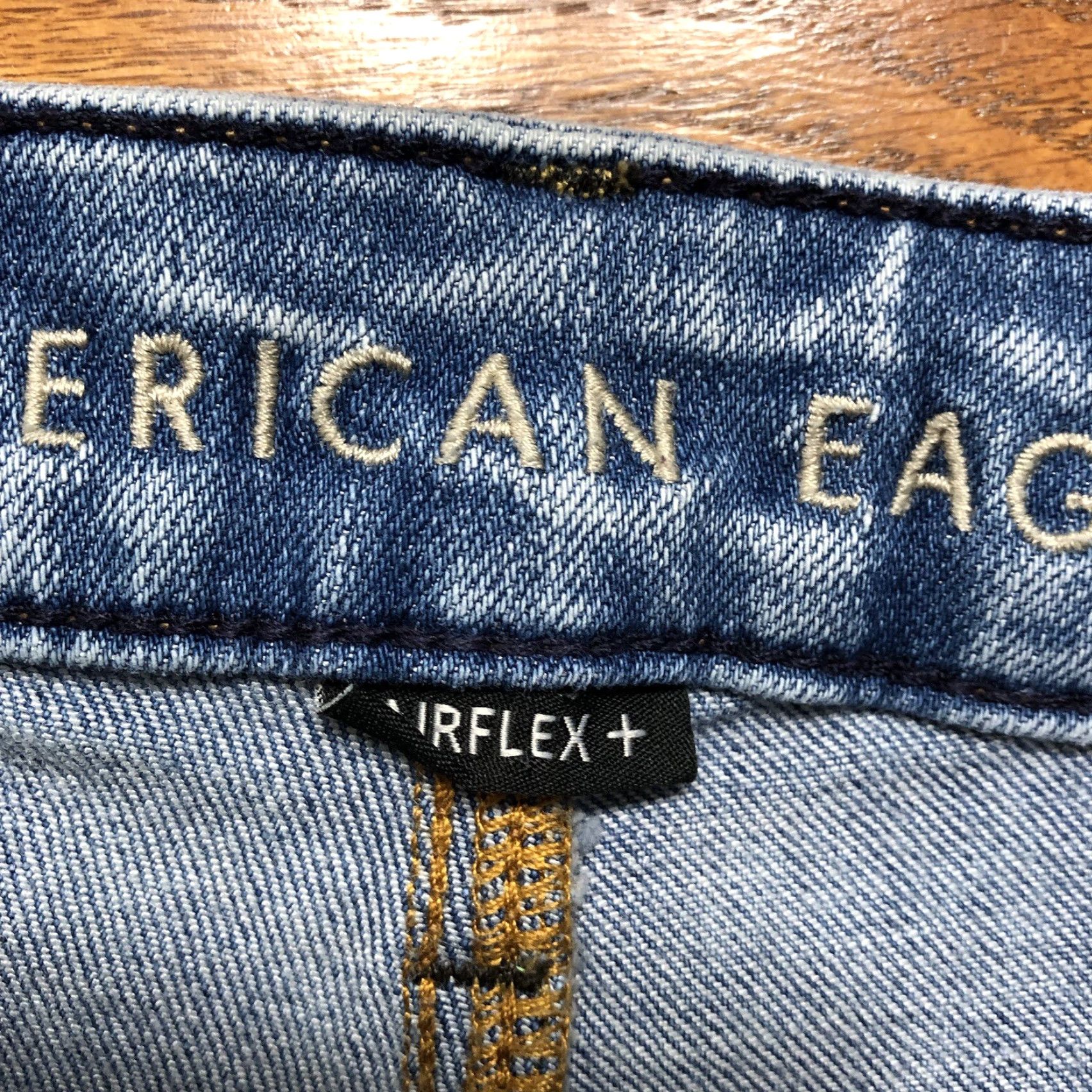 American Eagle Outfitters American Eagle Outfitters Jeans Mens 28x30 Jeans Athletic Skinny Blue Denim Distressed Zipper 5-Pocket USA Cowboy Logo Casual Regular Mens Size US 28 / EU 44 - 6 Thumbnail