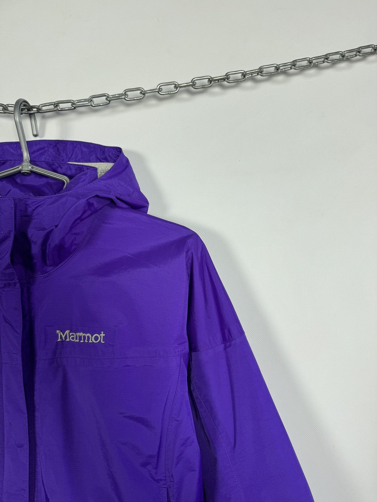 Marmot Marmot Nylon Jacket Windbreaker Waterproof Rain Purple XL Size XL / US 12-14 / IT 48-50 - 2 Thumbnail