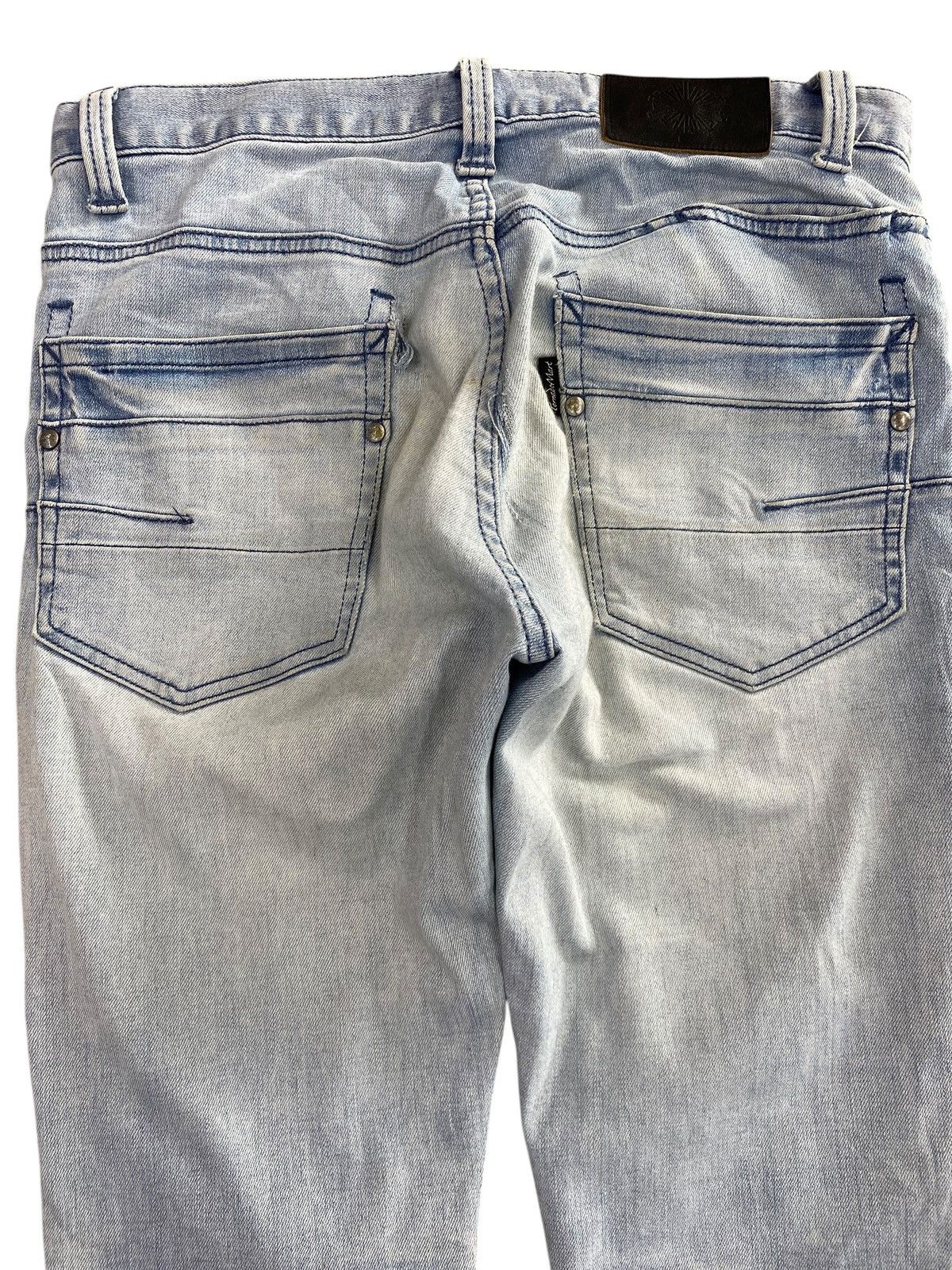 Tornado Mart Tornado Mart Faded Wash Style Straight Leg Jeans Size US 29 - 4 Thumbnail