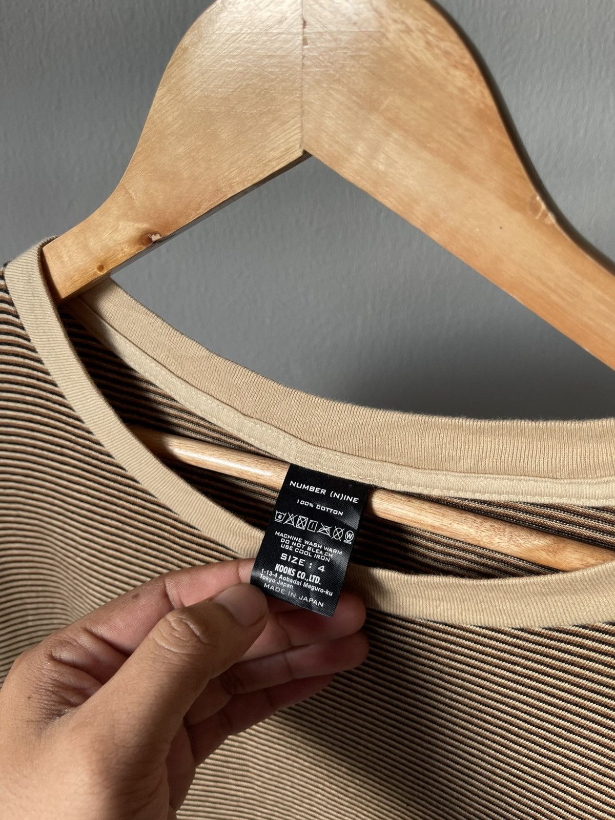 Number (N)ine Number Nine Stripe Tee Size US XL / EU 56 / 4 - 6 Thumbnail