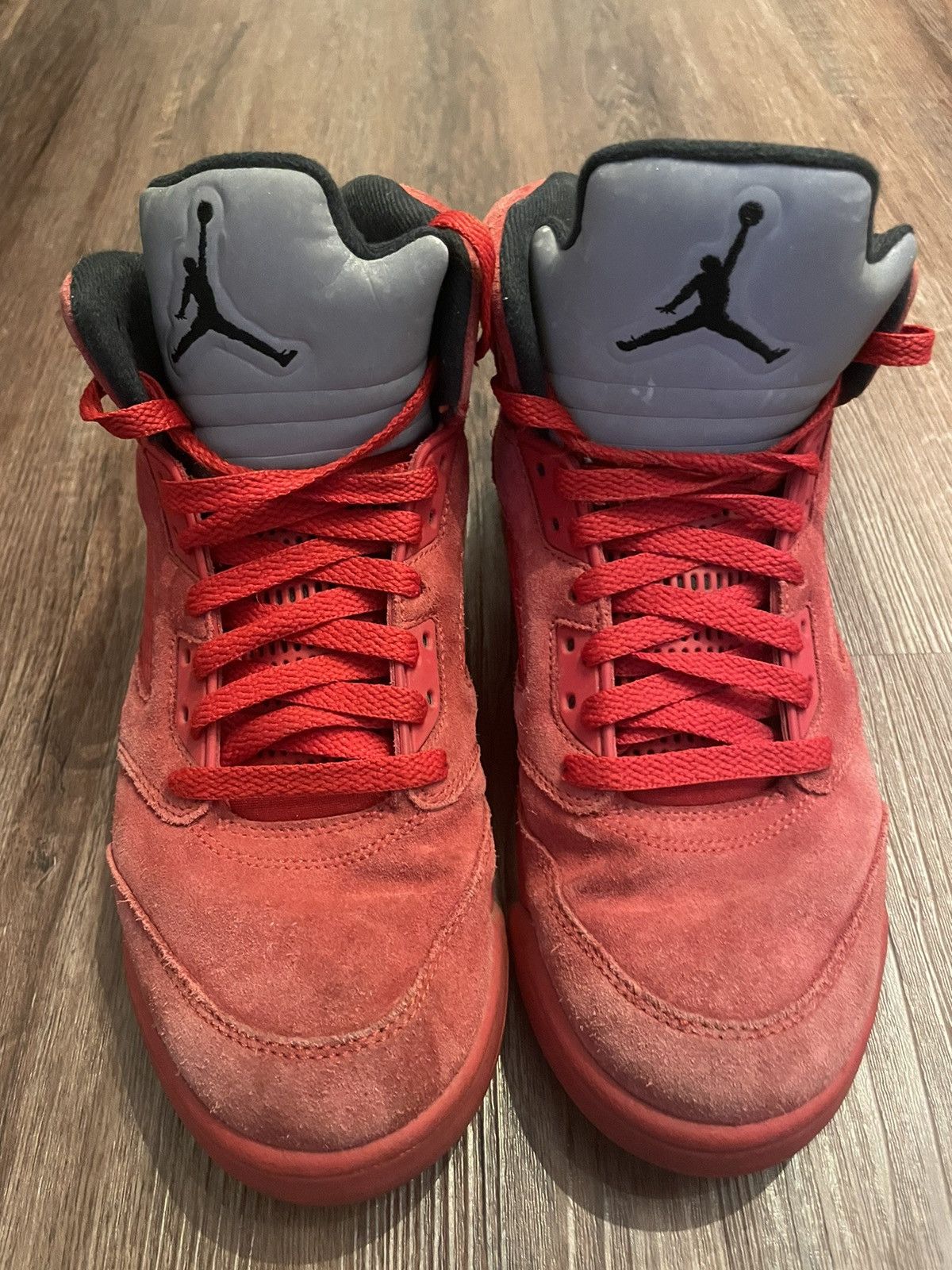 Jordan Brand Jordan 5 Retro Red Suede Size US 8 / EU 41 - 3 Thumbnail