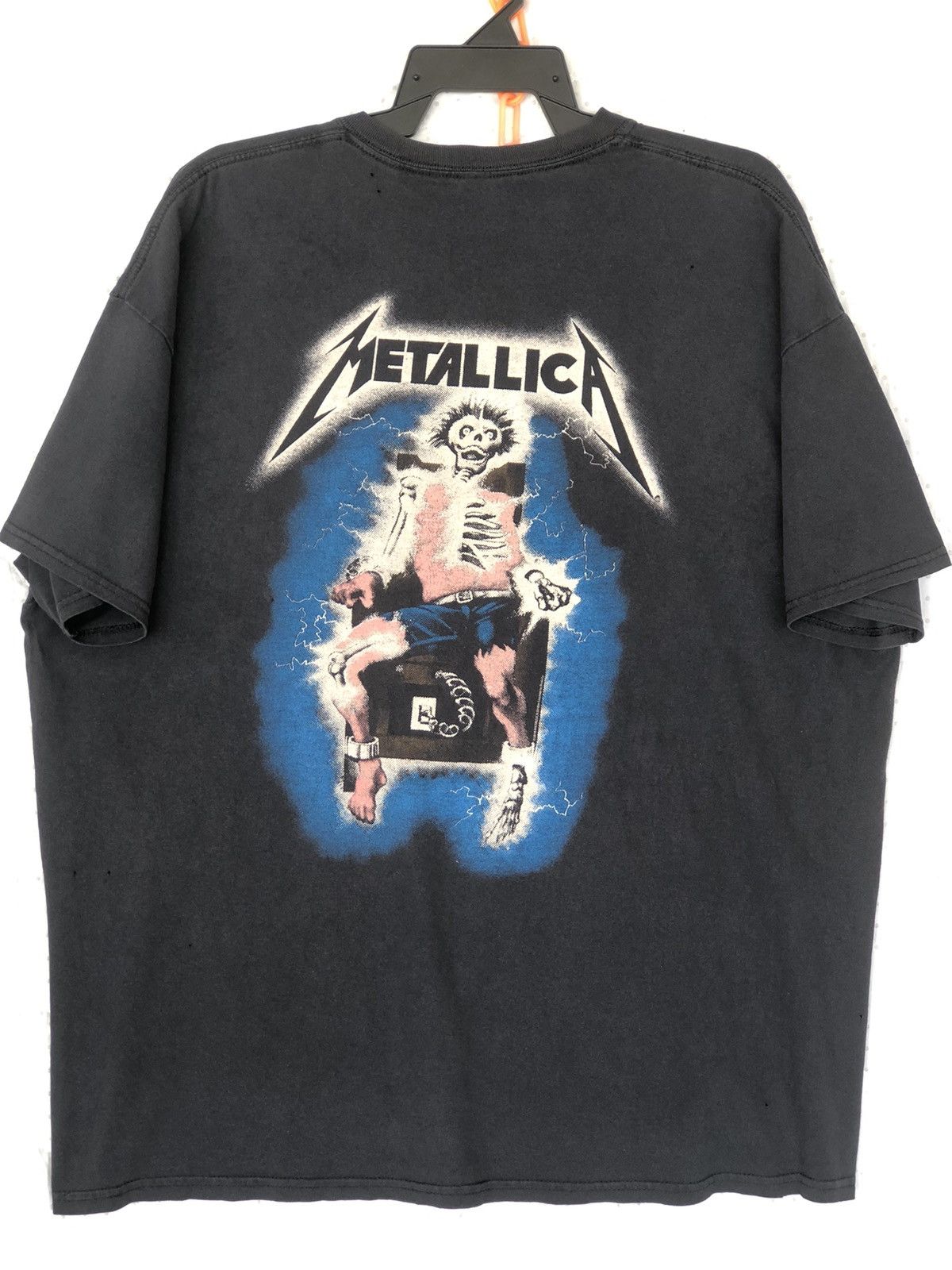 Metallica Distressed Vintage Metallica Ride The Lightning Size US XL / EU 56 / 4 - 2 Thumbnail