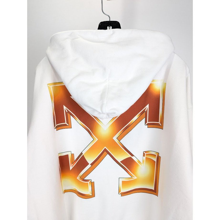 Off-White o1rshd1 Metal Arrow Over Hoodie in White/Orange Size US L / EU 52-54 / 3 - 13 Thumbnail