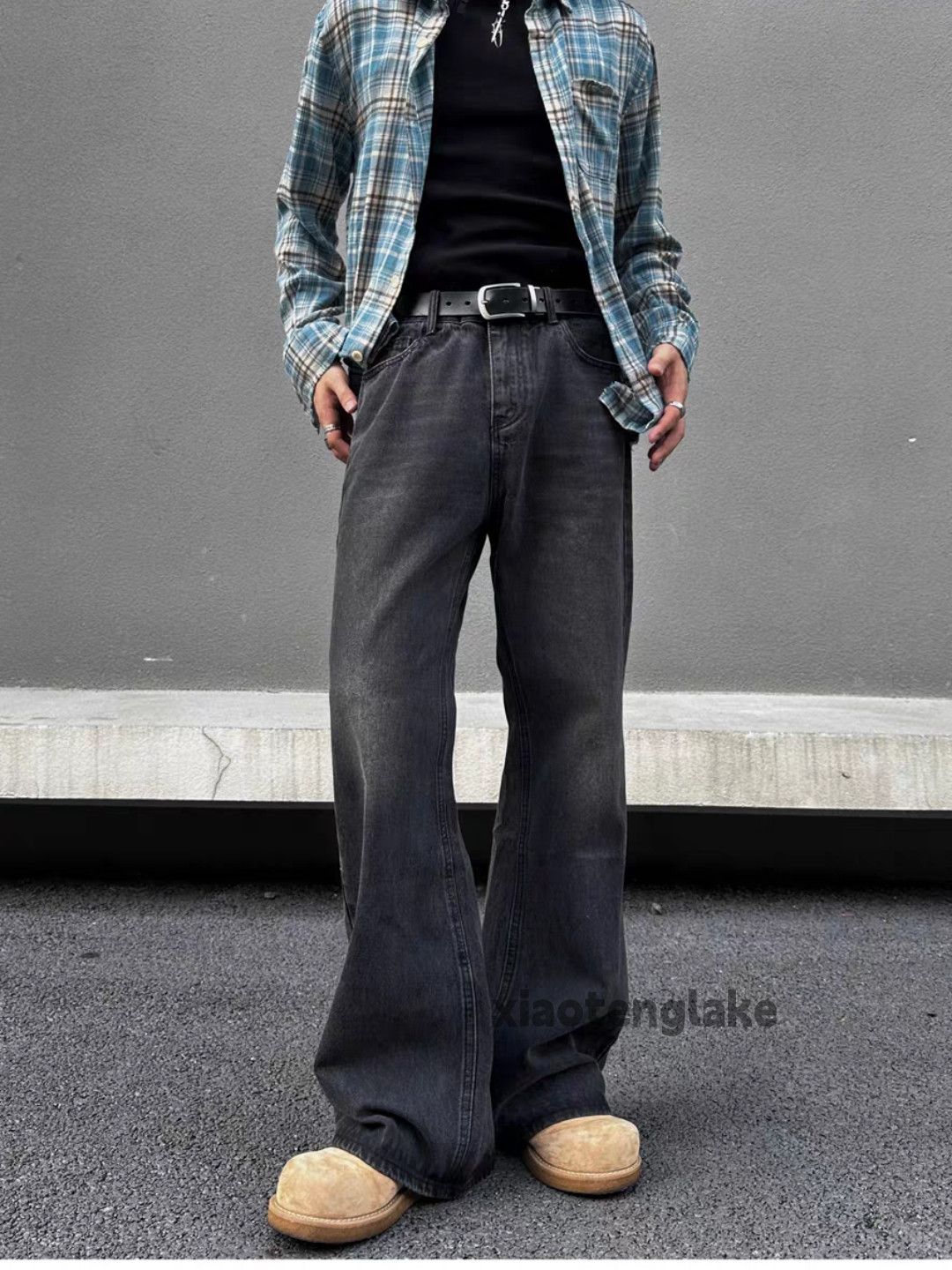 Jean × Vintage washed faded cleanfit yuppie bootcut grunge jeans Size US 28 / EU 44 - 2 Thumbnail