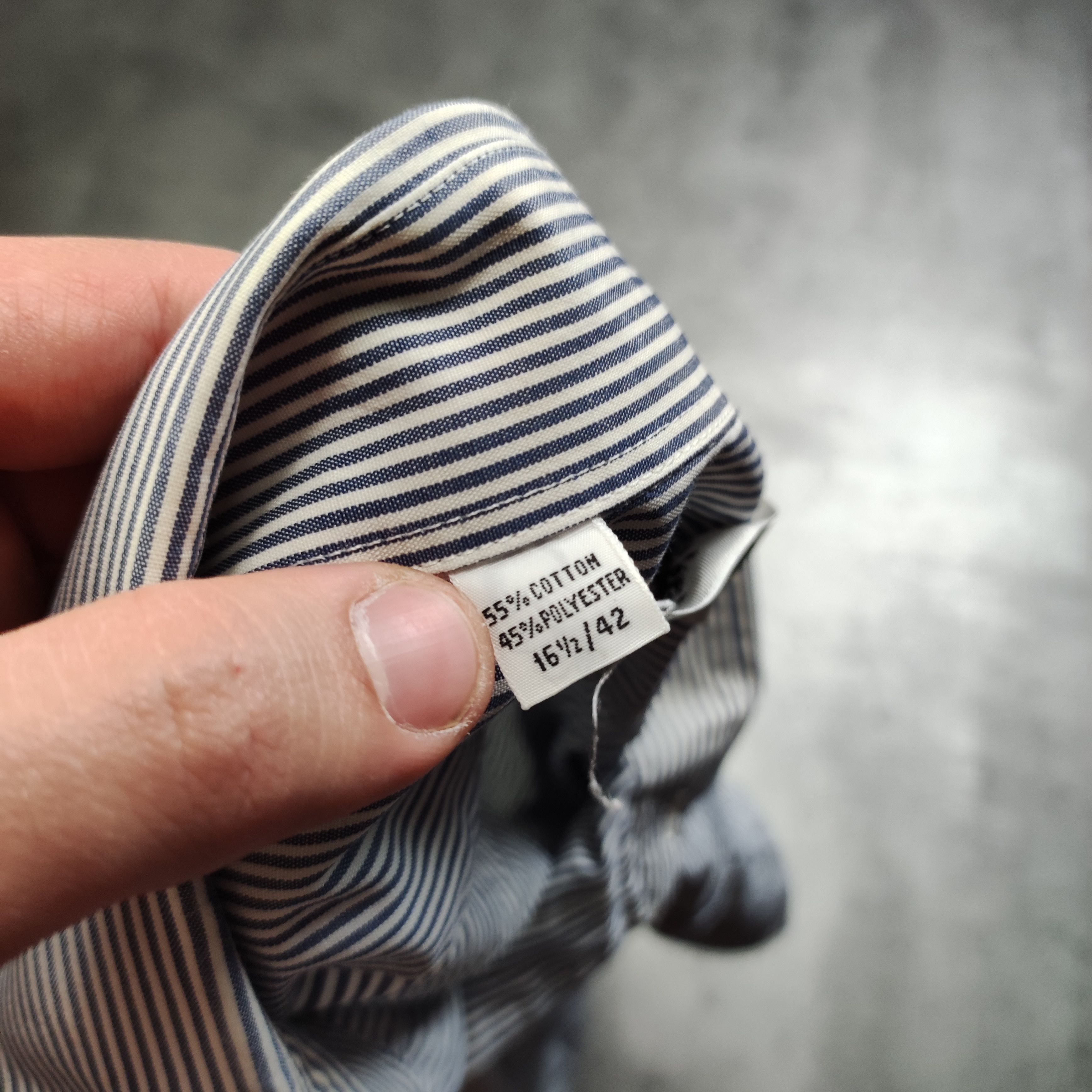 Christian Dior Monsieur × Dior × Vintage RARE Christian Dior Monsieur Vintage Striped Pocket Shirt Size US L / EU 52-54 / 3 - 7 Thumbnail