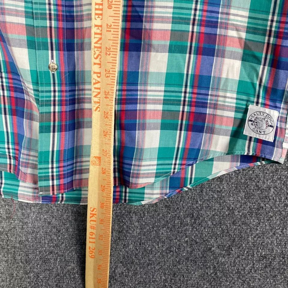 Gant Salty Dog Gant Button Down Shirt Men's Foxhunt Plaid L Size US L / EU 52-54 / 3 - 7 Thumbnail