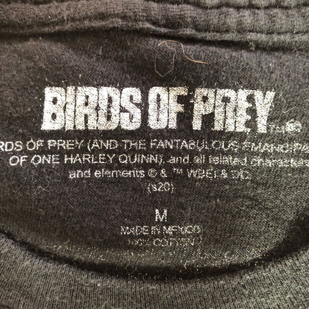 DC Comics Birds of Prey Emancipation Harley Quinn black shirt M Size L / US 10 / IT 46 - 8 Thumbnail