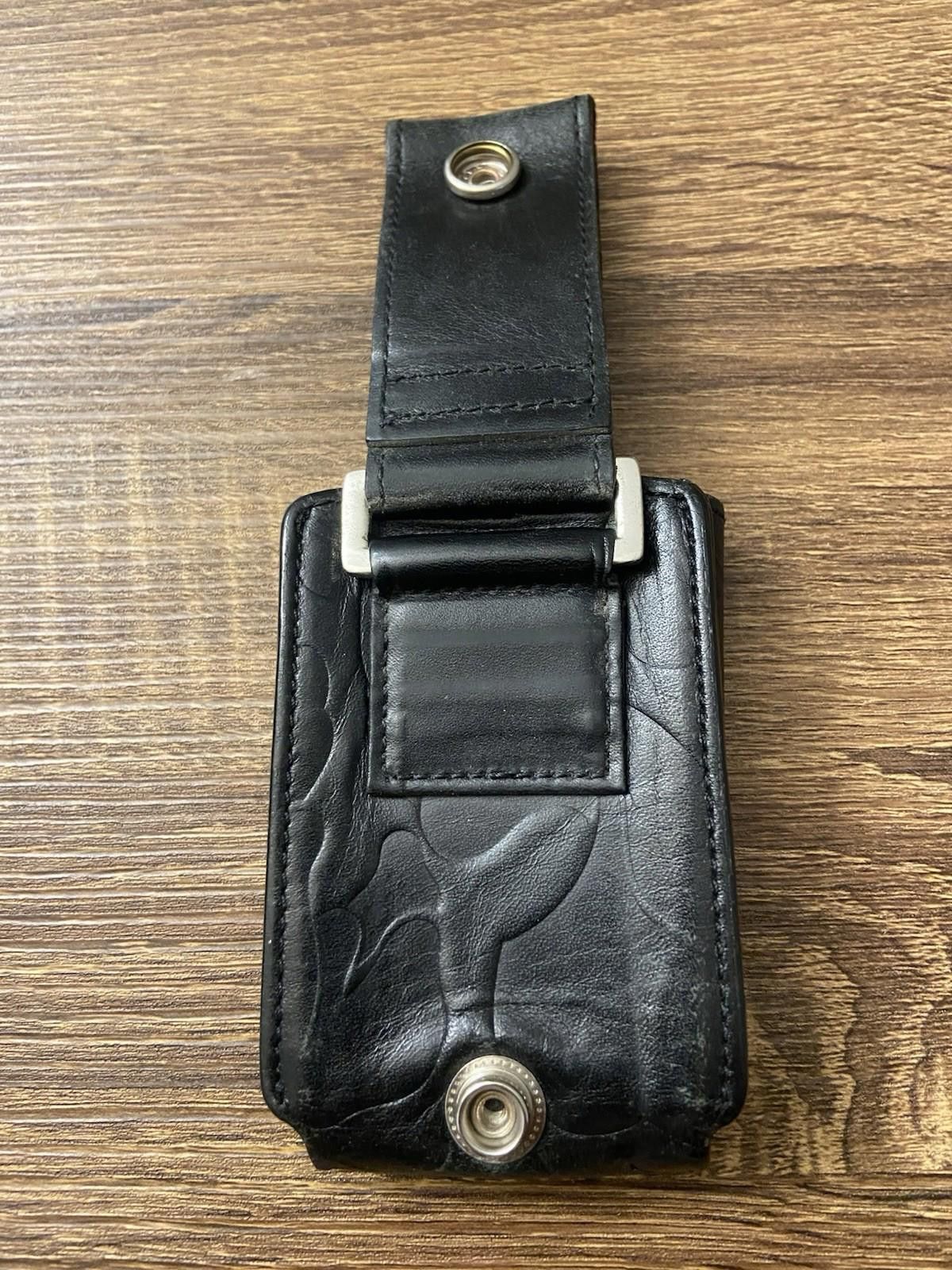 Bape Bape A Bathing Ape Black Leather Cigarette Case BeltLoop Bag Size ONE SIZE - 6 Thumbnail