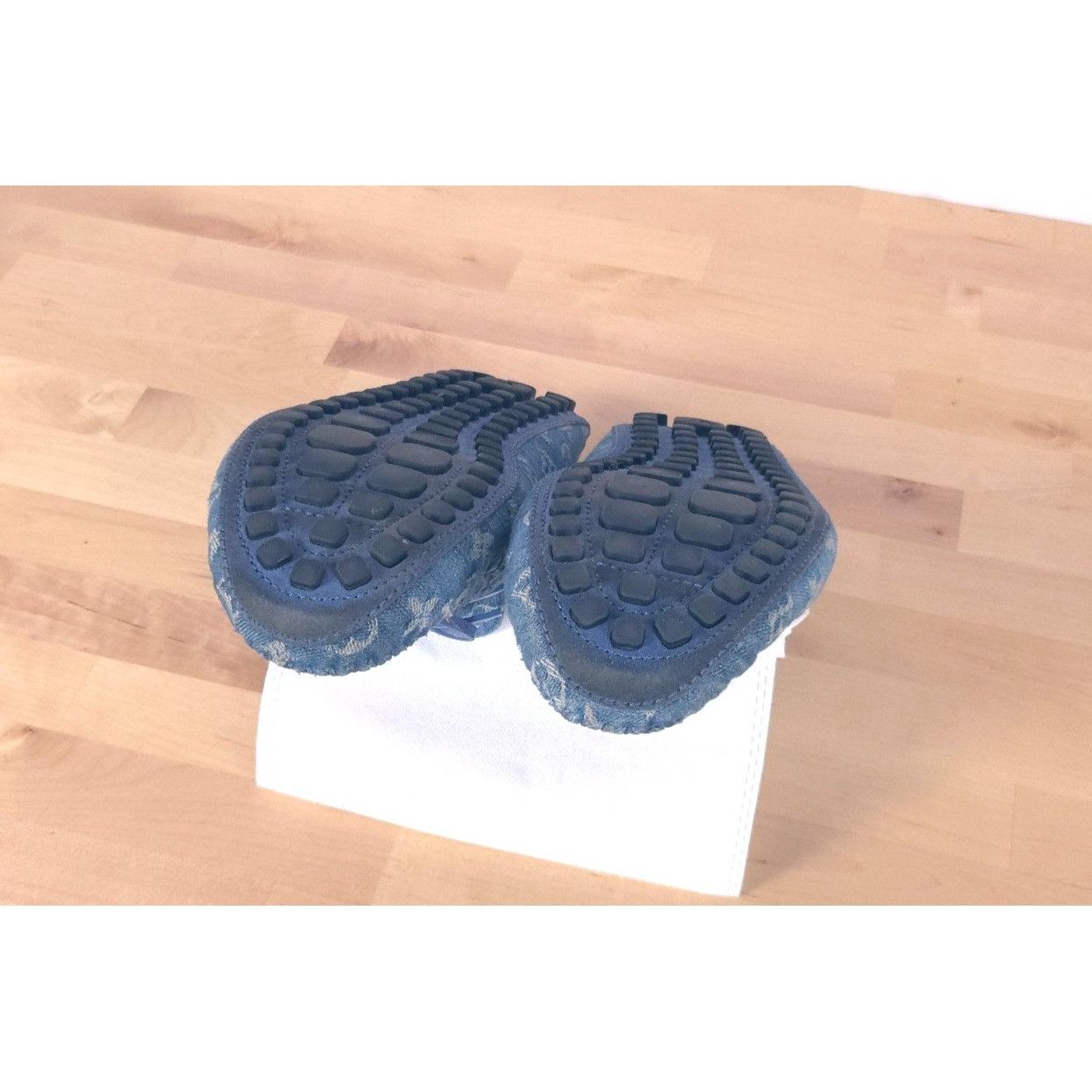 Louis Vuitton Louis Vuitton Blue Denim Monogram Men's Arizona Moccasins US Size US 10.5 / EU 43-44 - 11 Thumbnail