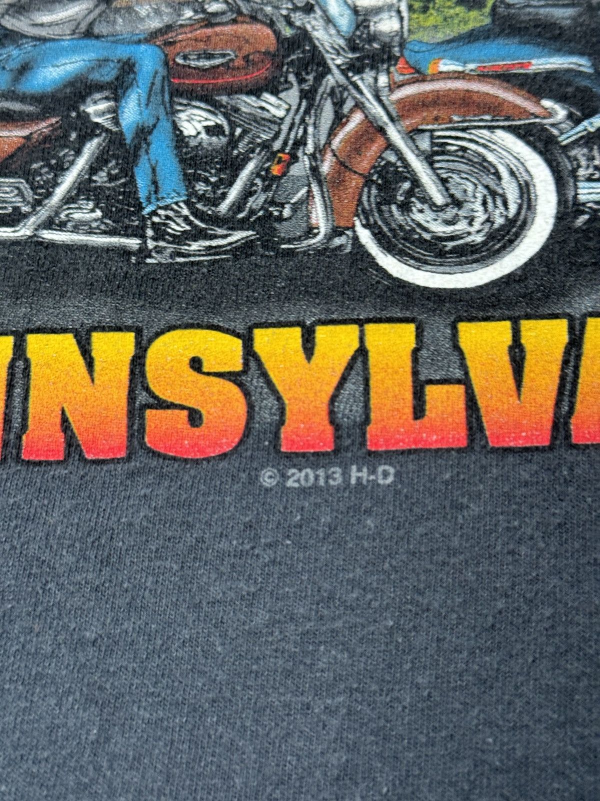 Harley Davidson Harley Davidson Motorcycles Erie Pennsylvania Biker T Shirt Size US M / EU 48-50 / 2 - 8 Thumbnail