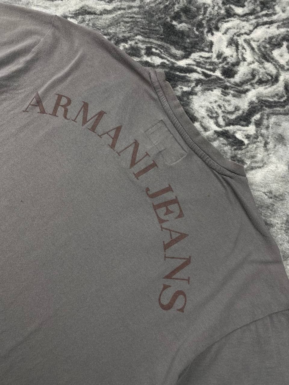Armani Armani Jeans T Shirt Big Logo Men Size XL Gray Size US XL / EU 56 / 4 - 11 Thumbnail