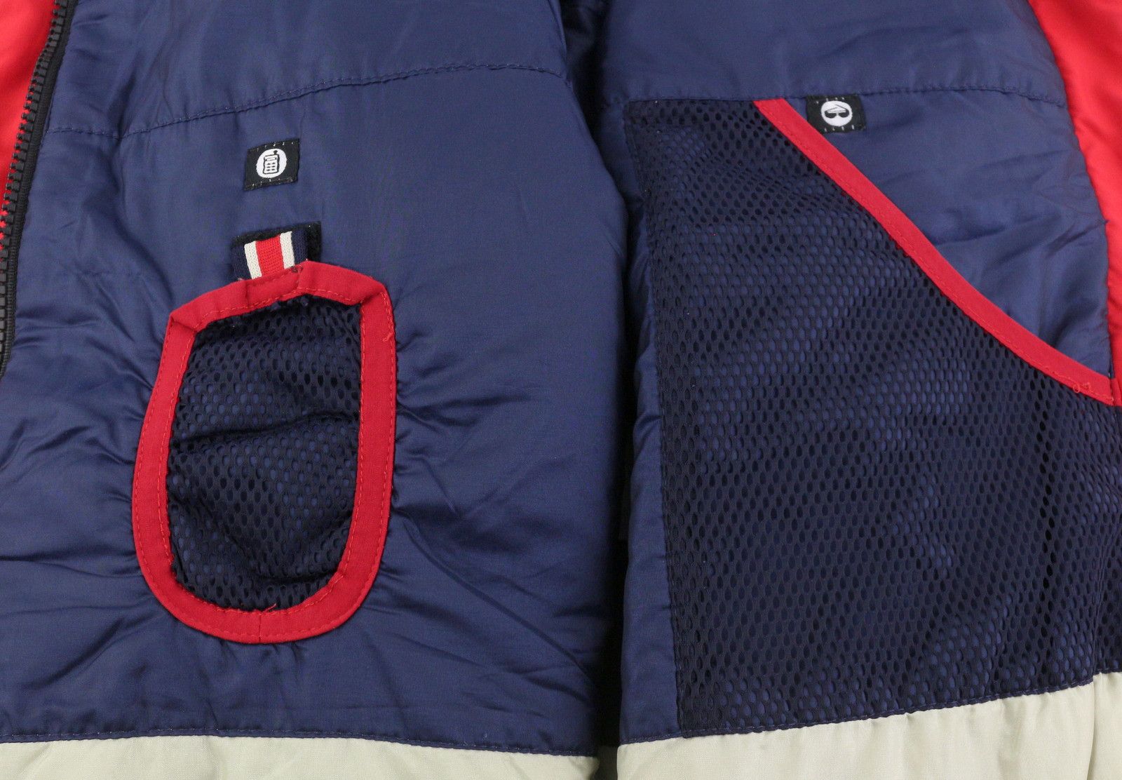 Colmar 44 Red Vintage Hidden Hood Full Zip Lined Lightweight 86456 Size US S / EU 44-46 / 1 - 17 Thumbnail