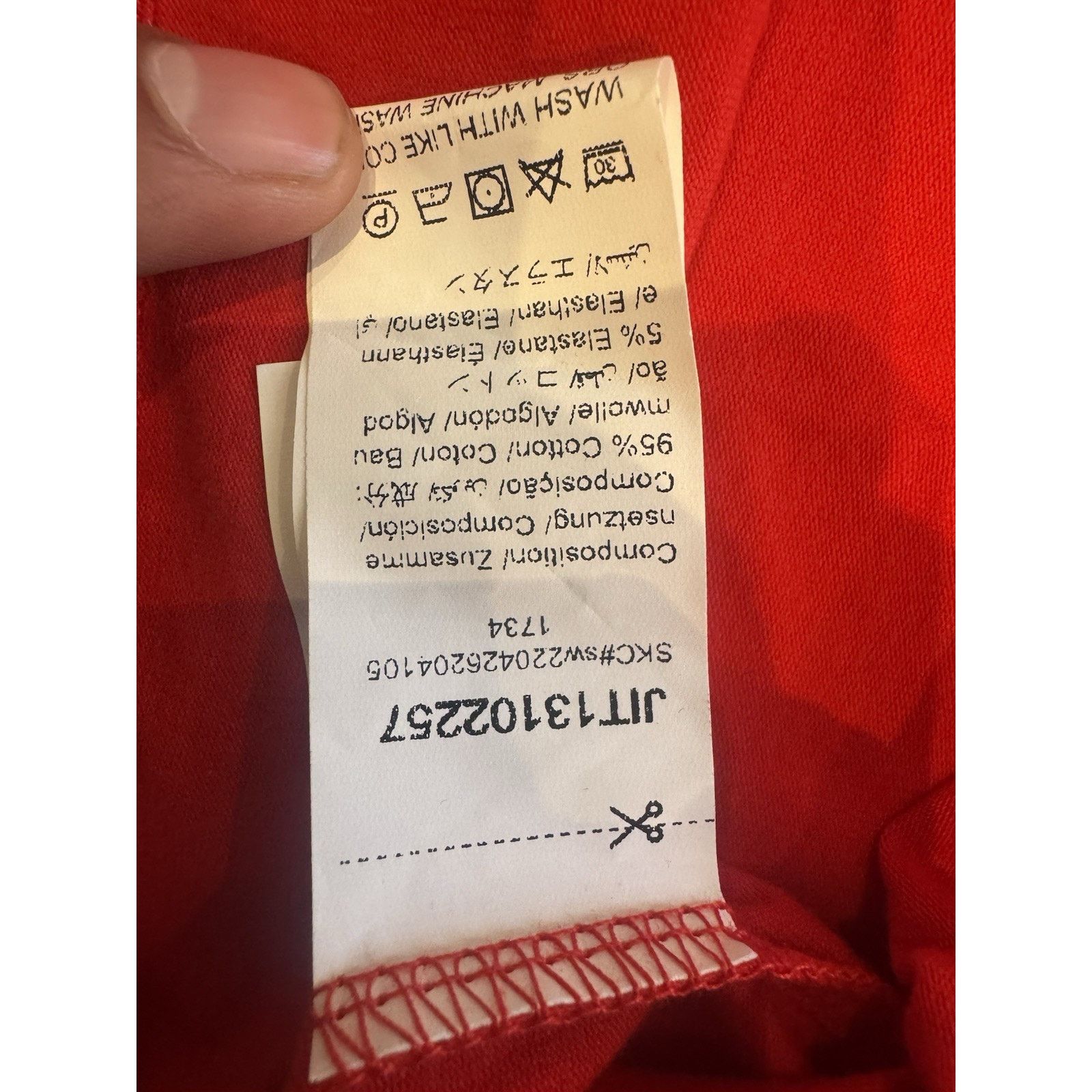 Shein SHEIN Red Graphic T-Shirt Los Angeles California Race Large Size US L / EU 52-54 / 3 - 8 Thumbnail