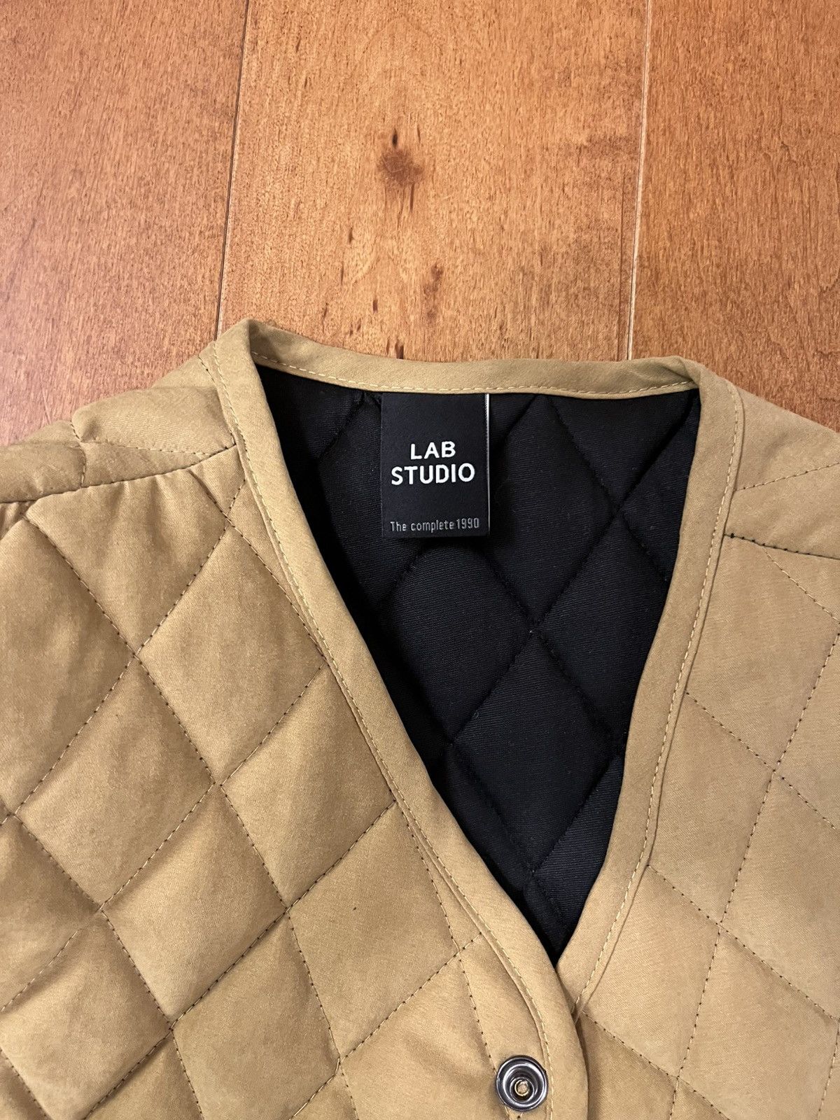 Vintage LAB Studio Golden-brown Vest Size US M / EU 48-50 / 2 - 3 Thumbnail