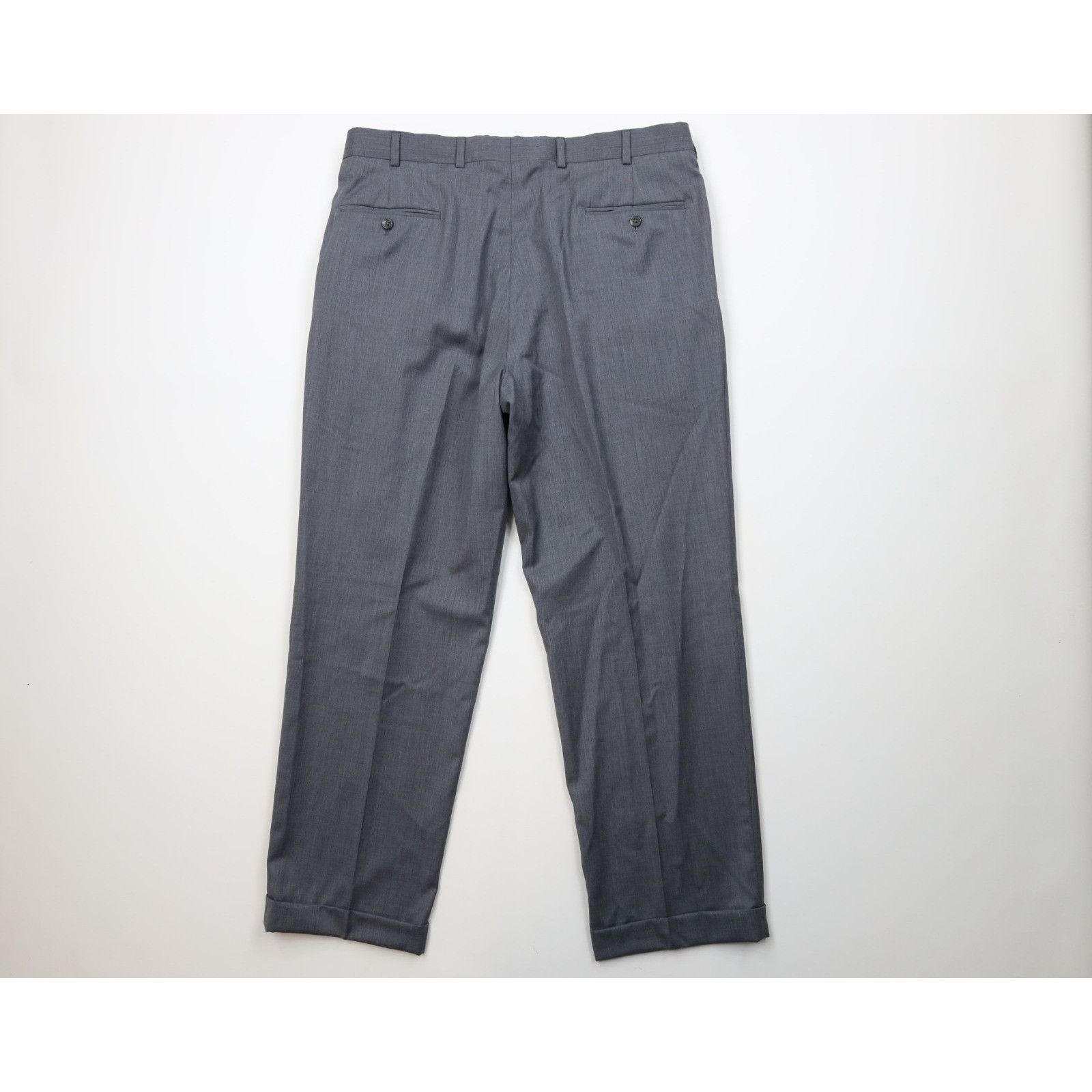 Jos. A. Bank Jos A Bank 2 Piece Wool Suit Wedding Gray Size 44R - 14 Thumbnail