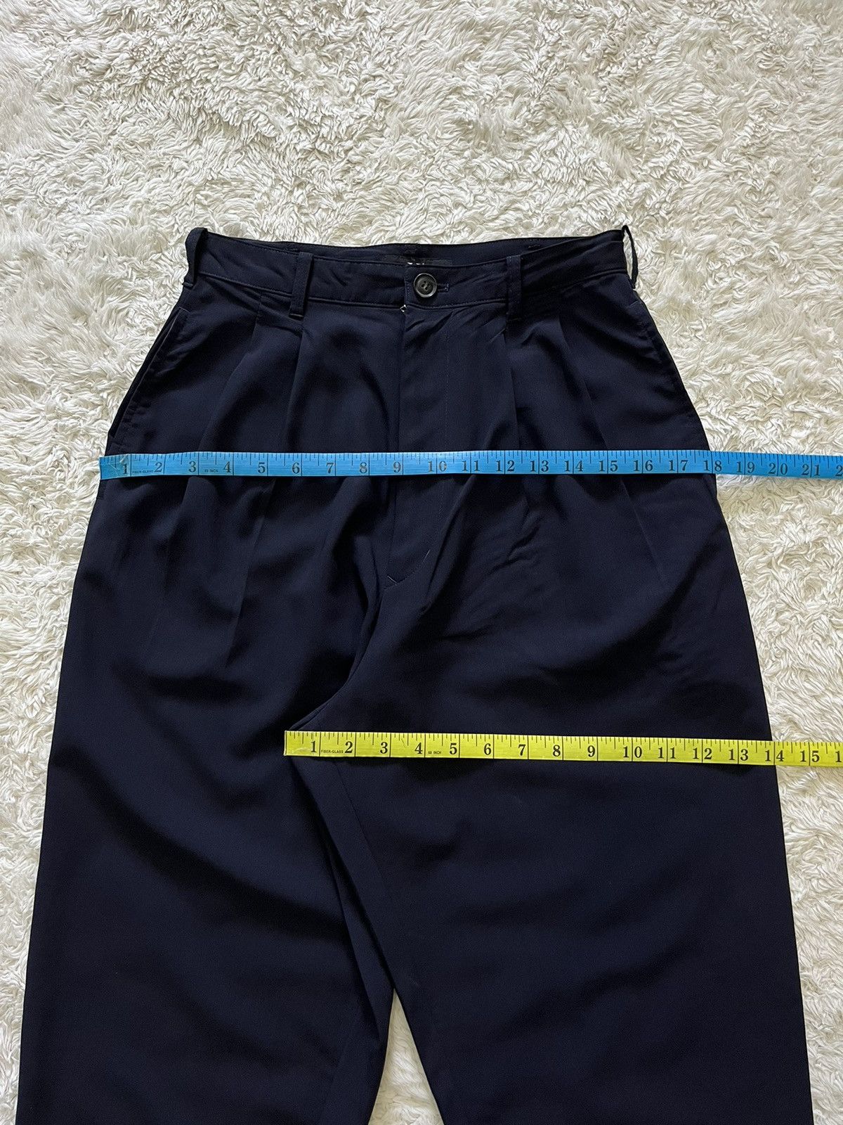 Y's × Yohji Yamamoto vintage y's by yohji yamamoto high waist relaxed pants Size 26" / US 2 / IT 38 - 10 Thumbnail