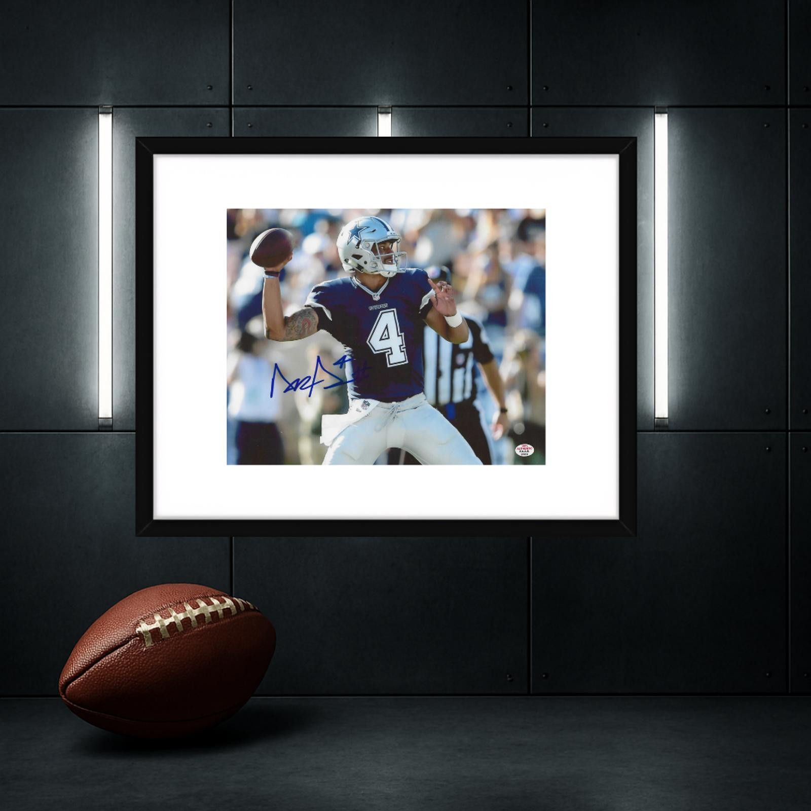 Other Dak Prescott Dallas Cowboys signed 8x10 photo PAAS COA Size ONE SIZE - 1 Thumbnail